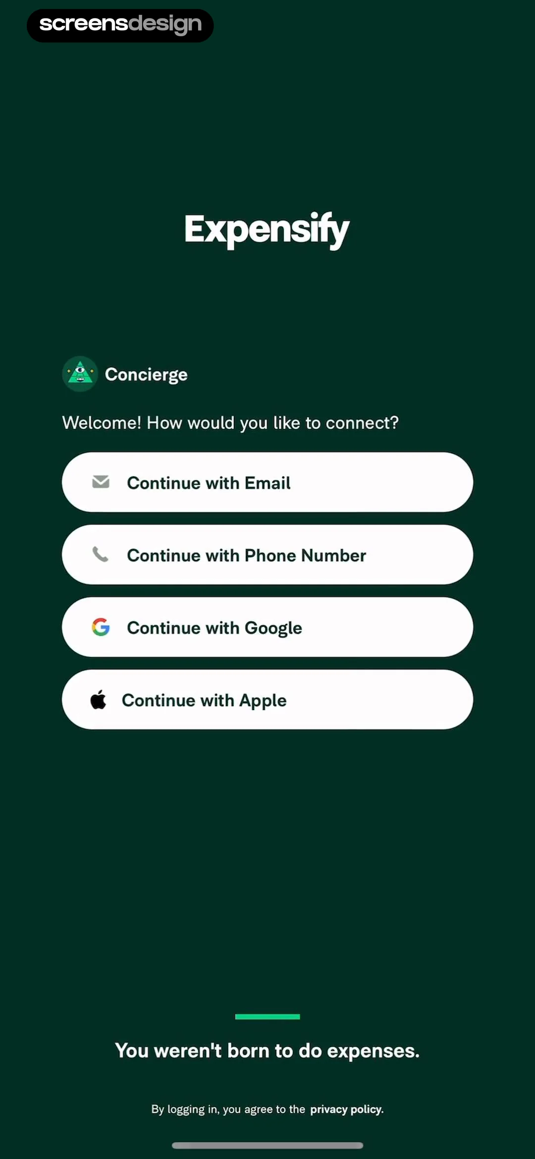 Expensify - Travel & Expense | ScreensDesign