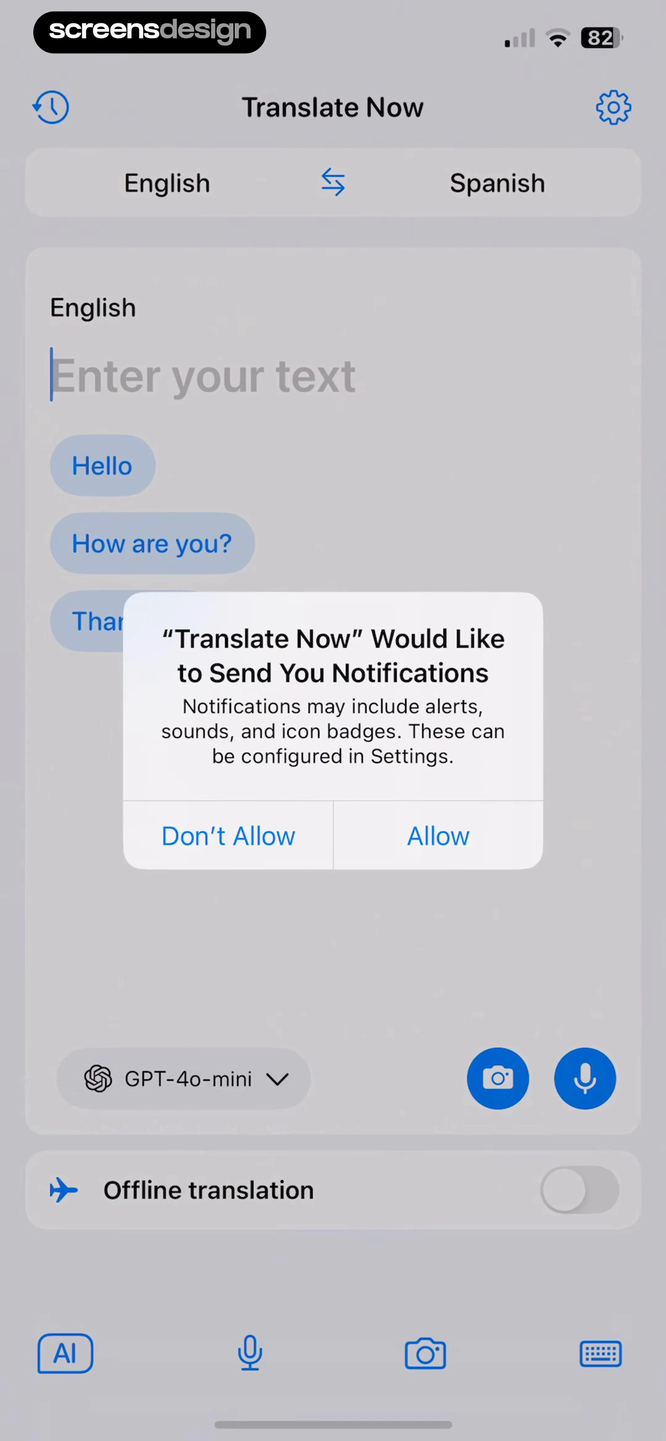 Translate Now - AI Translator screen 6