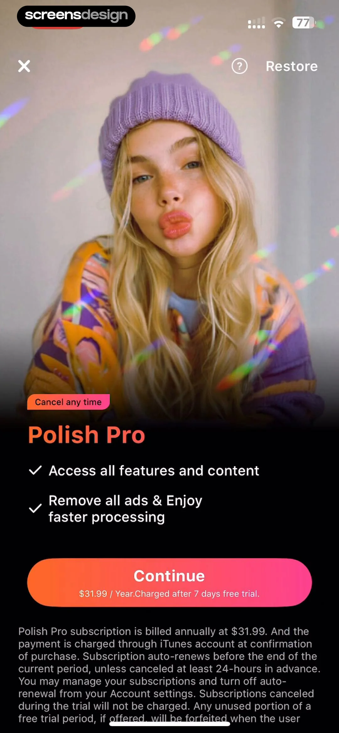 Polish - AI Photo Editor screen 5