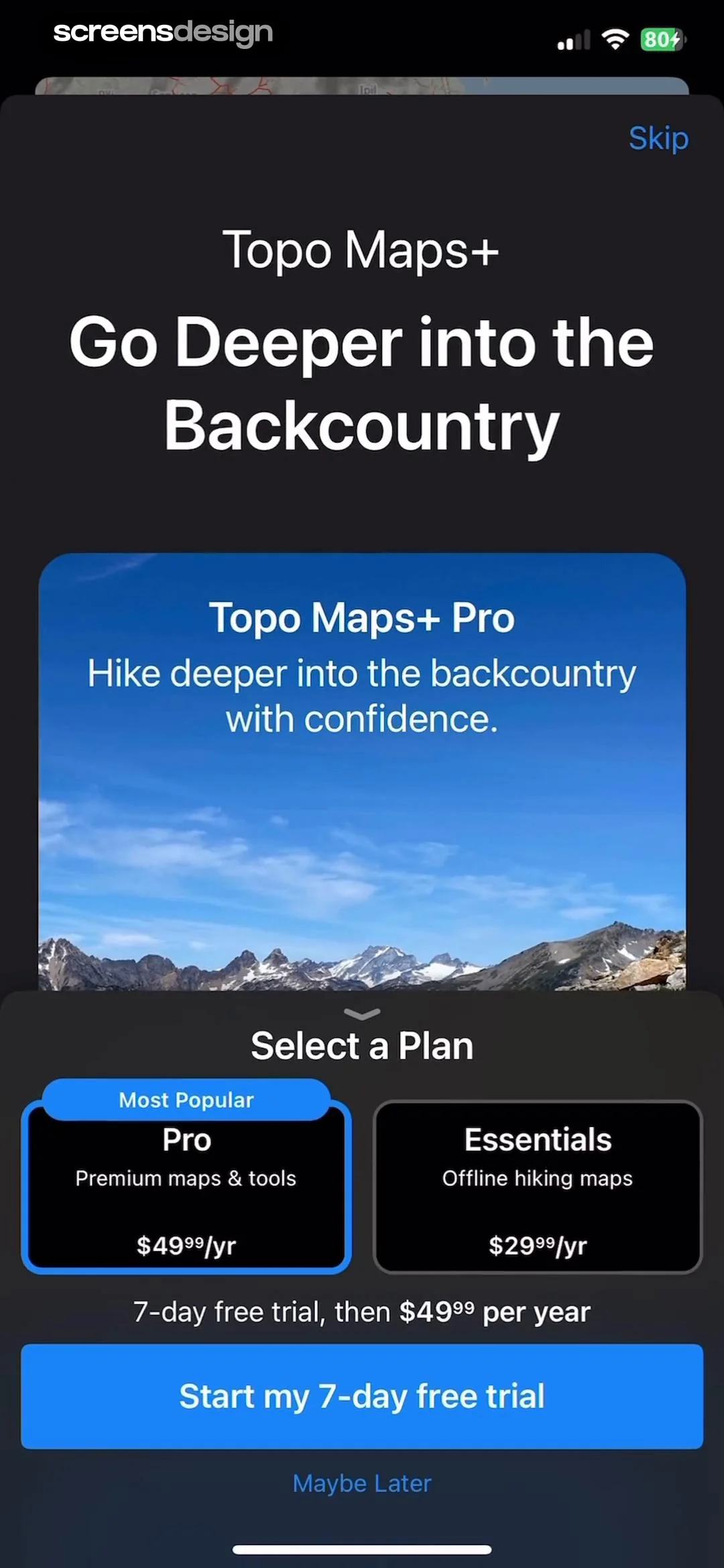Topo Maps+: Topographic Maps screen 7