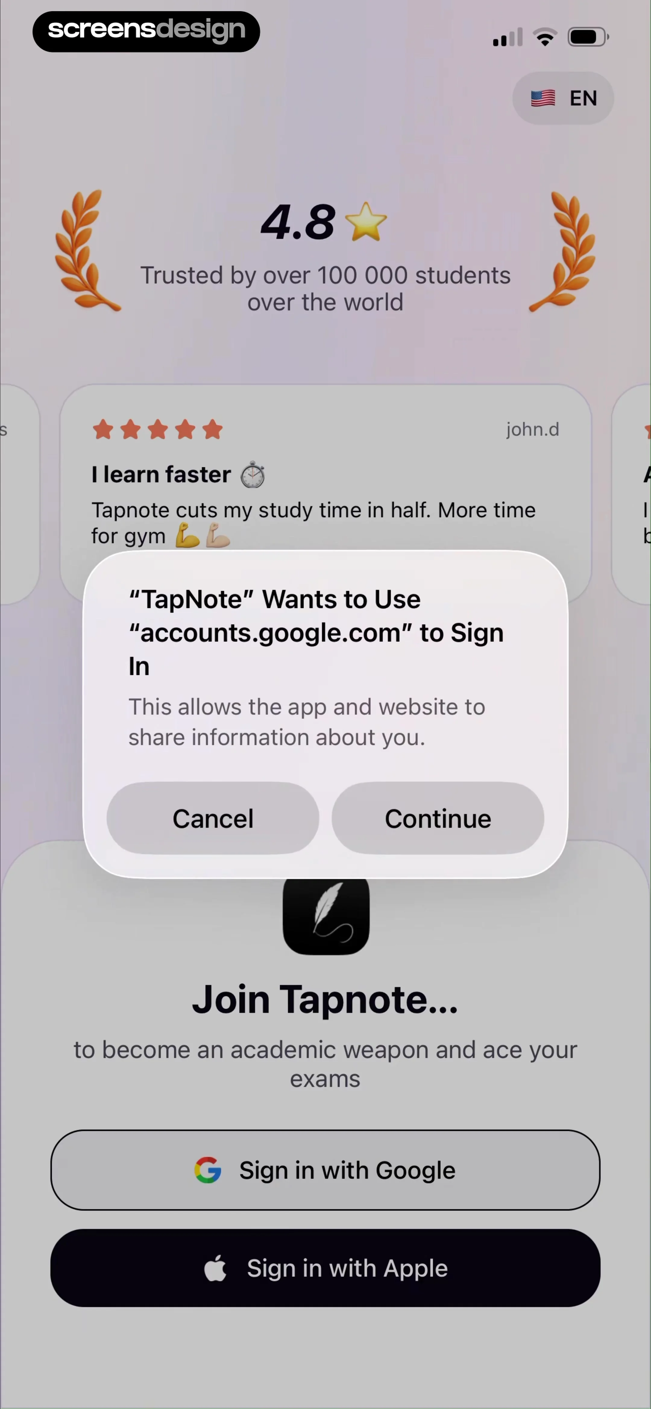 TapNote - Flashcards & Quizzes screen 6