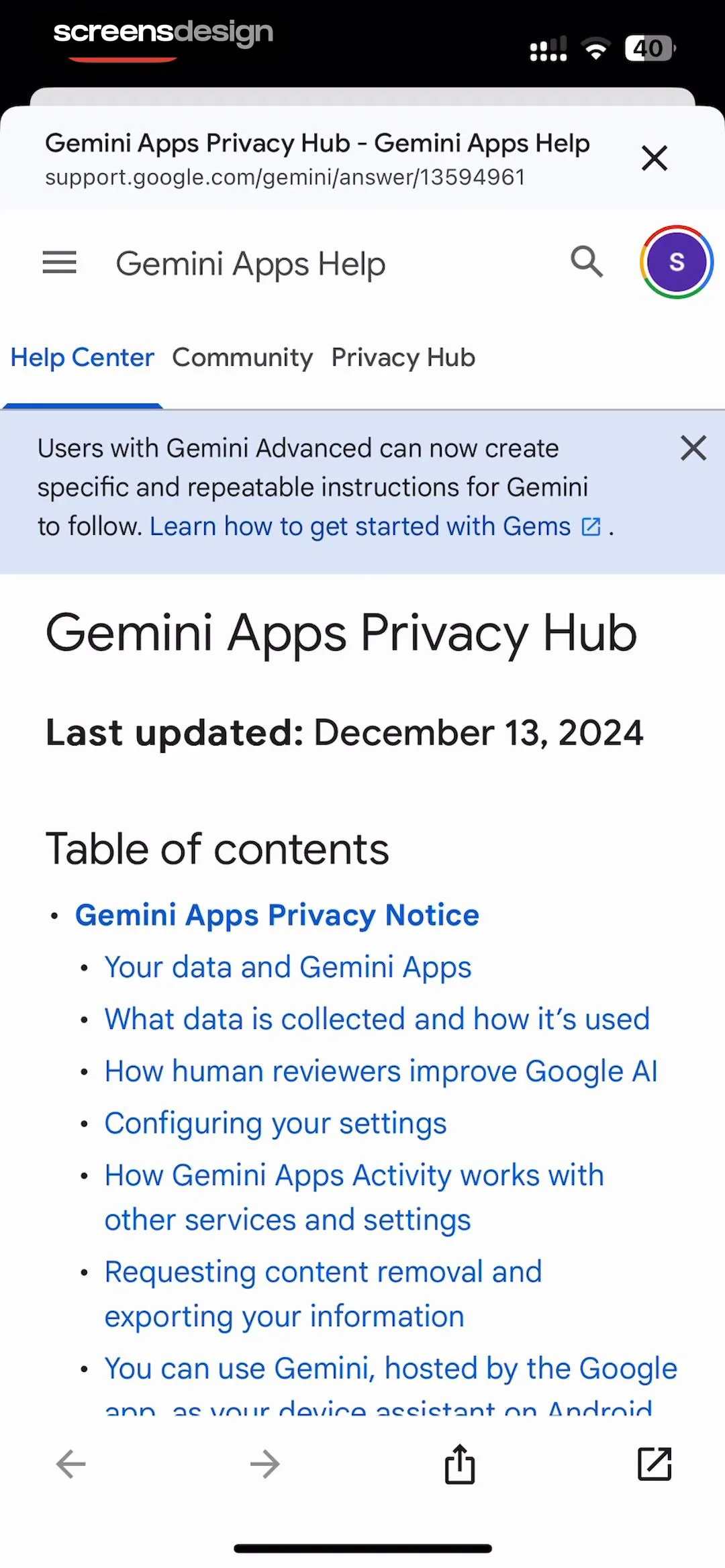 Google Gemini screen 70