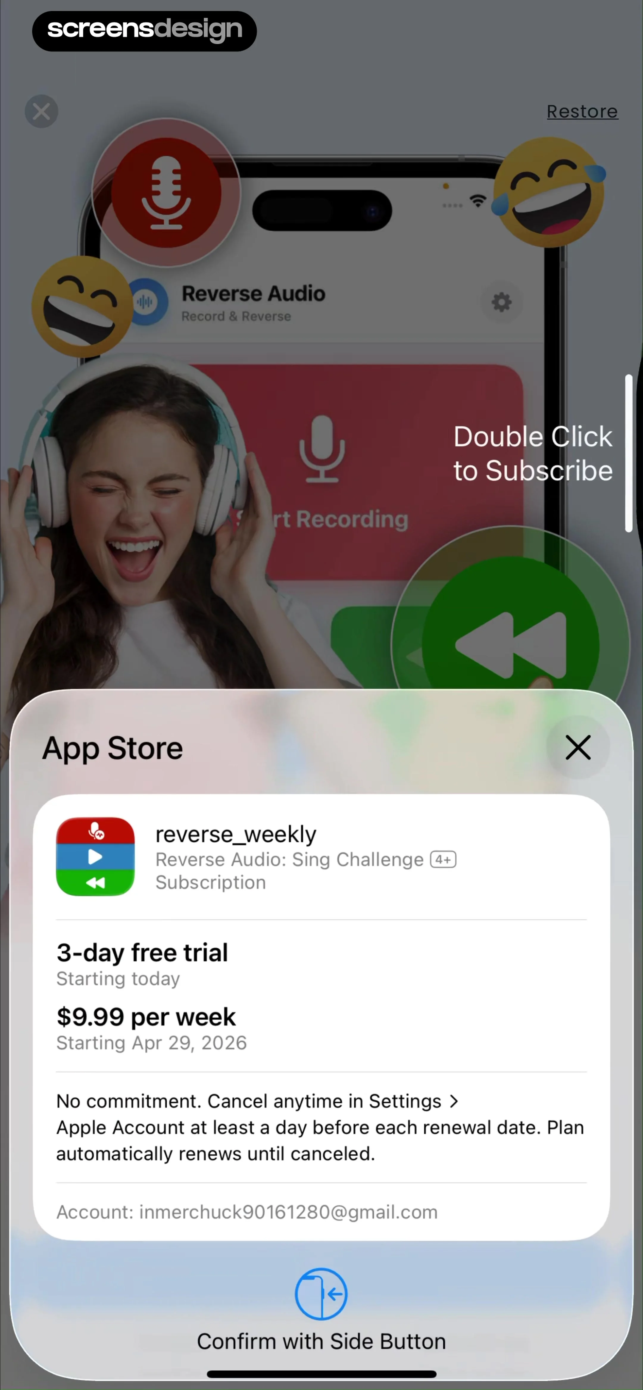 Reverse Audio: Sing Challenge screen 8
