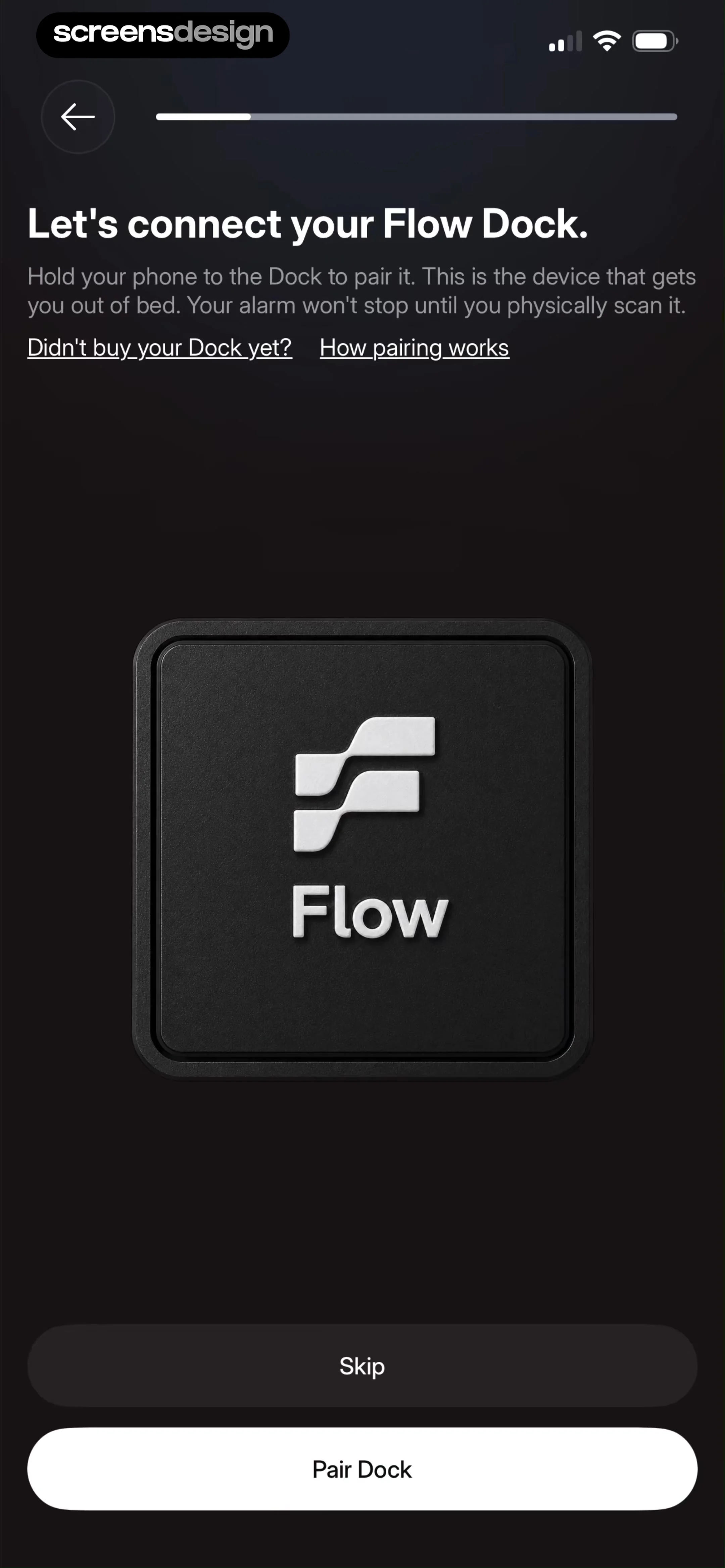 Flow - Wake Up screen 4