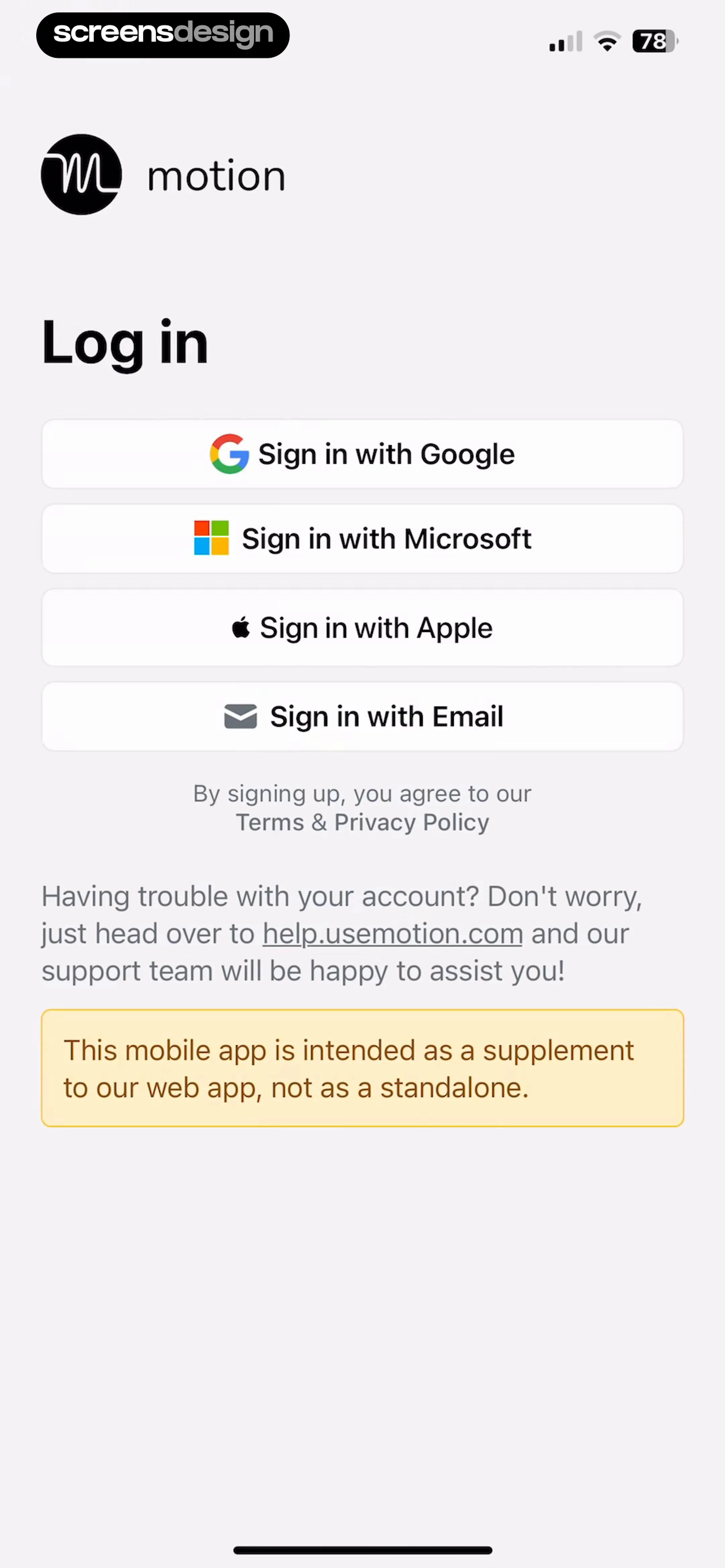 Motion: Tasks & AI Scheduling screen 2