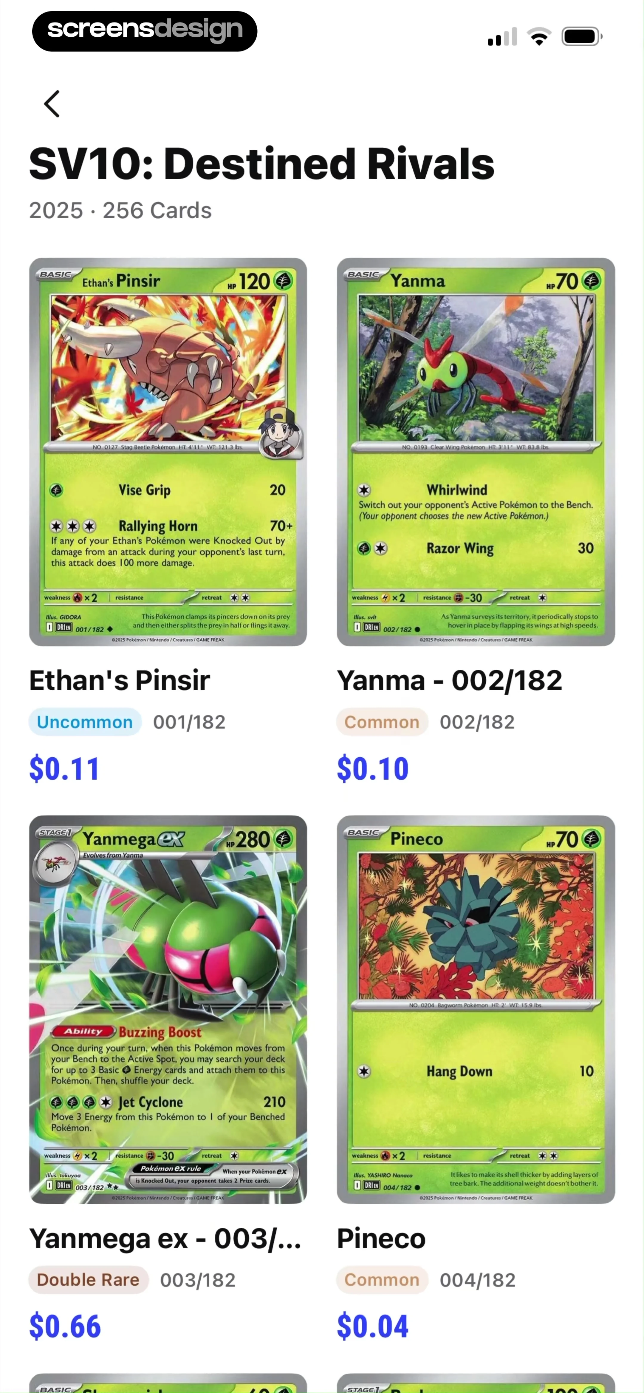 TCG Card Scanner & Value-Foloy screen 33