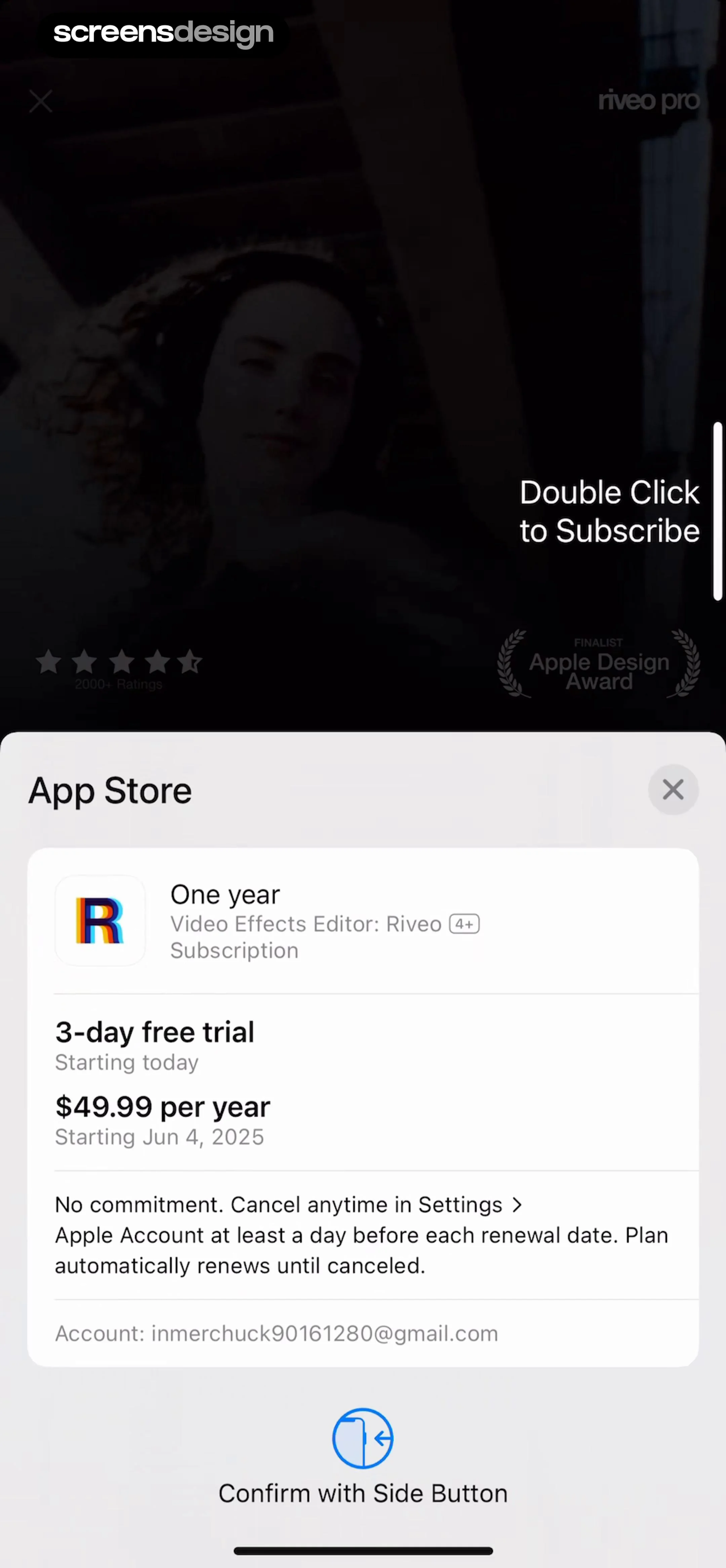 Video Effects Editor: Riveo screen 7