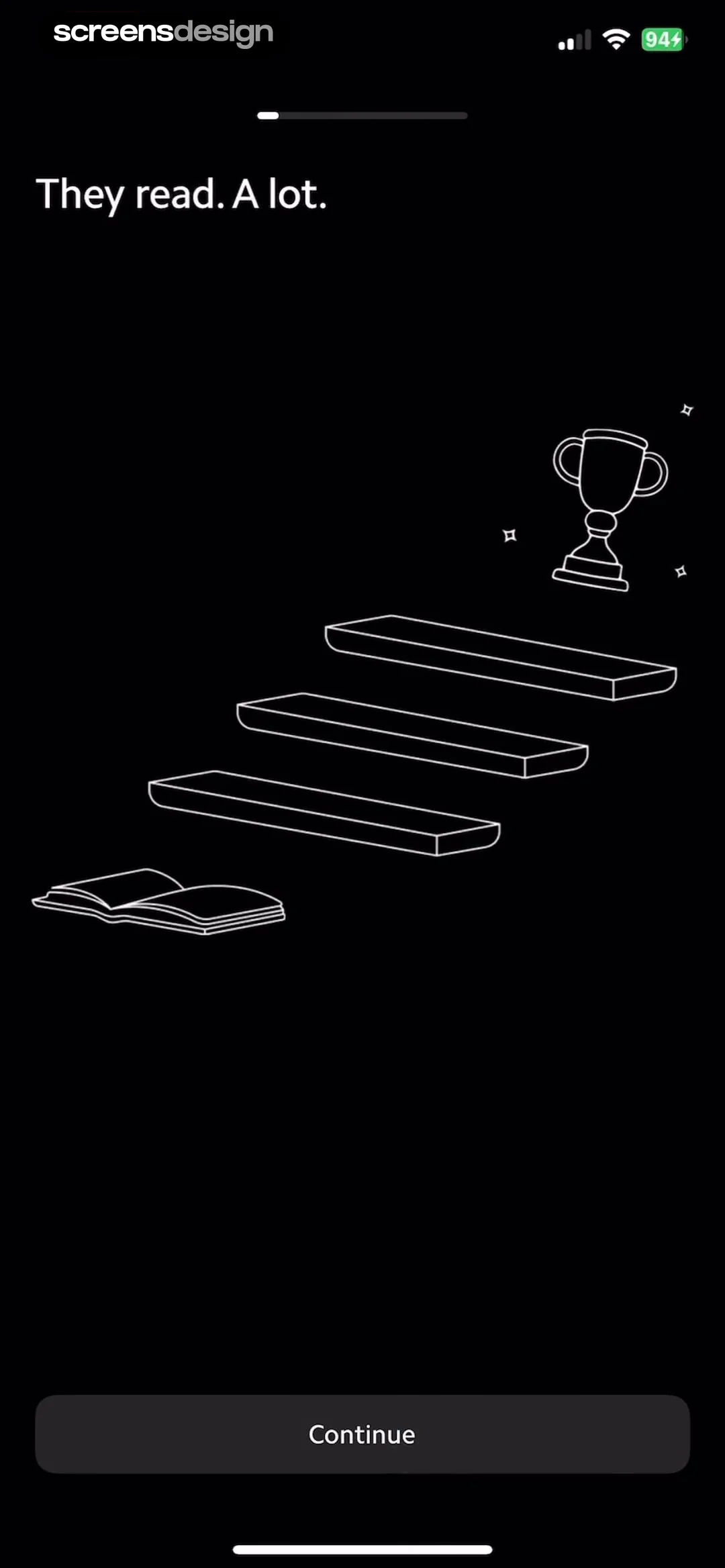 Matter: Reading App screen 3