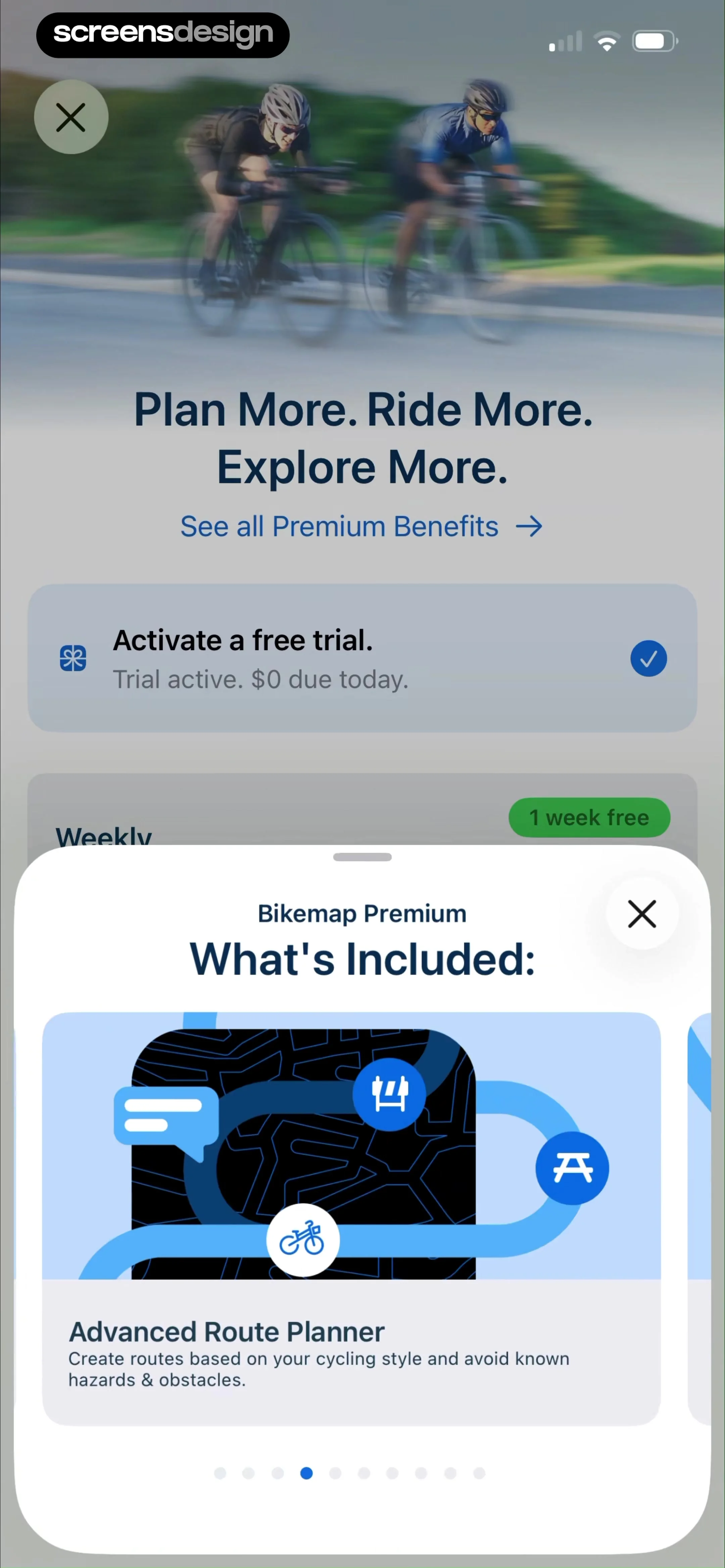 Bikemap: Bicycle Tracker & GPS screen 7