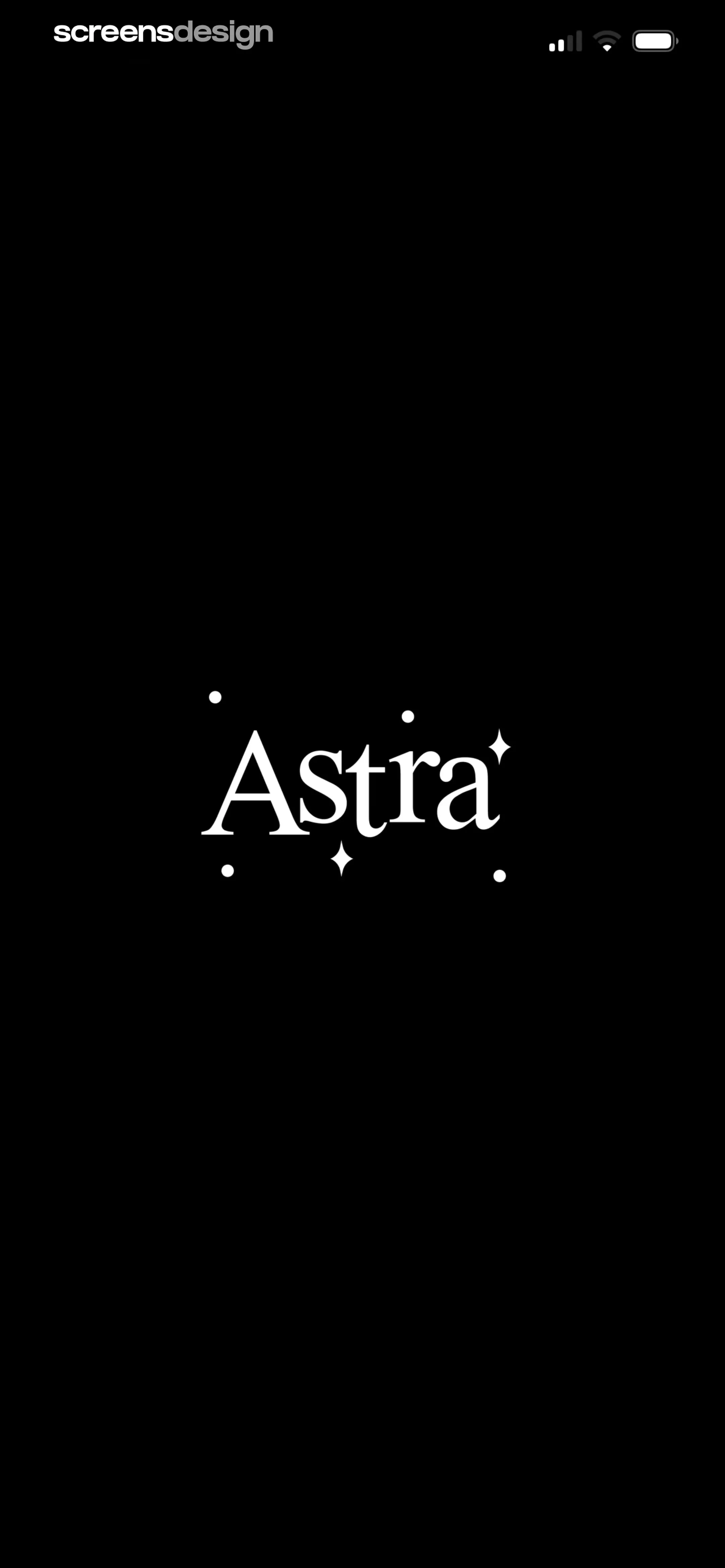 Astra - Life Advice screen 1
