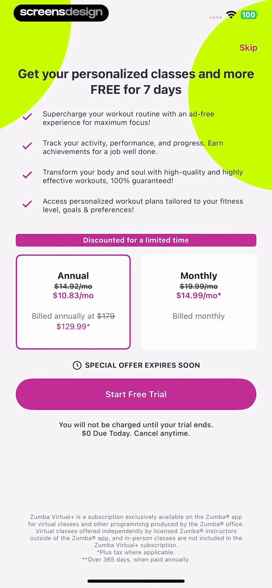 Zumba - Dance Fitness Workout screen 16