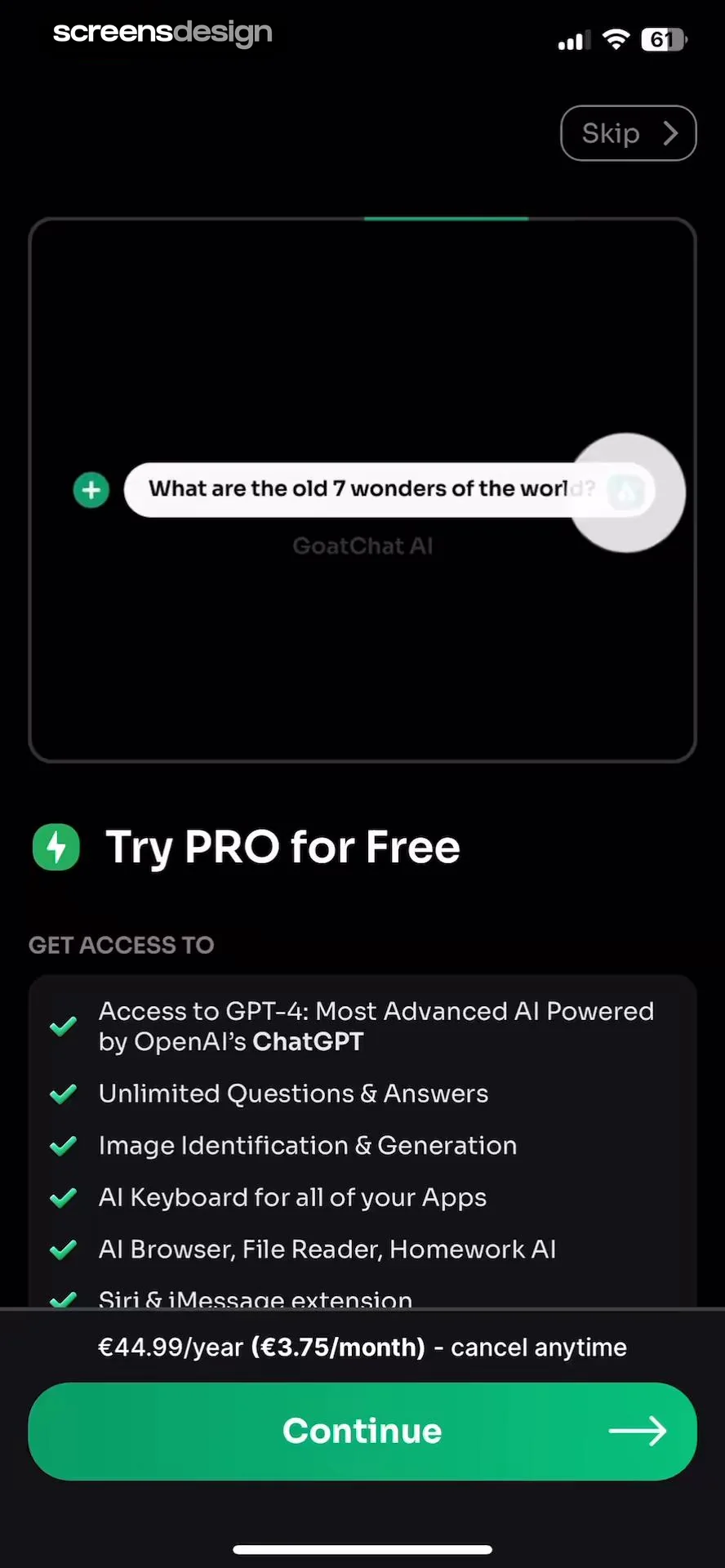 GoatChat: AI Chat & Chatbot screen 2