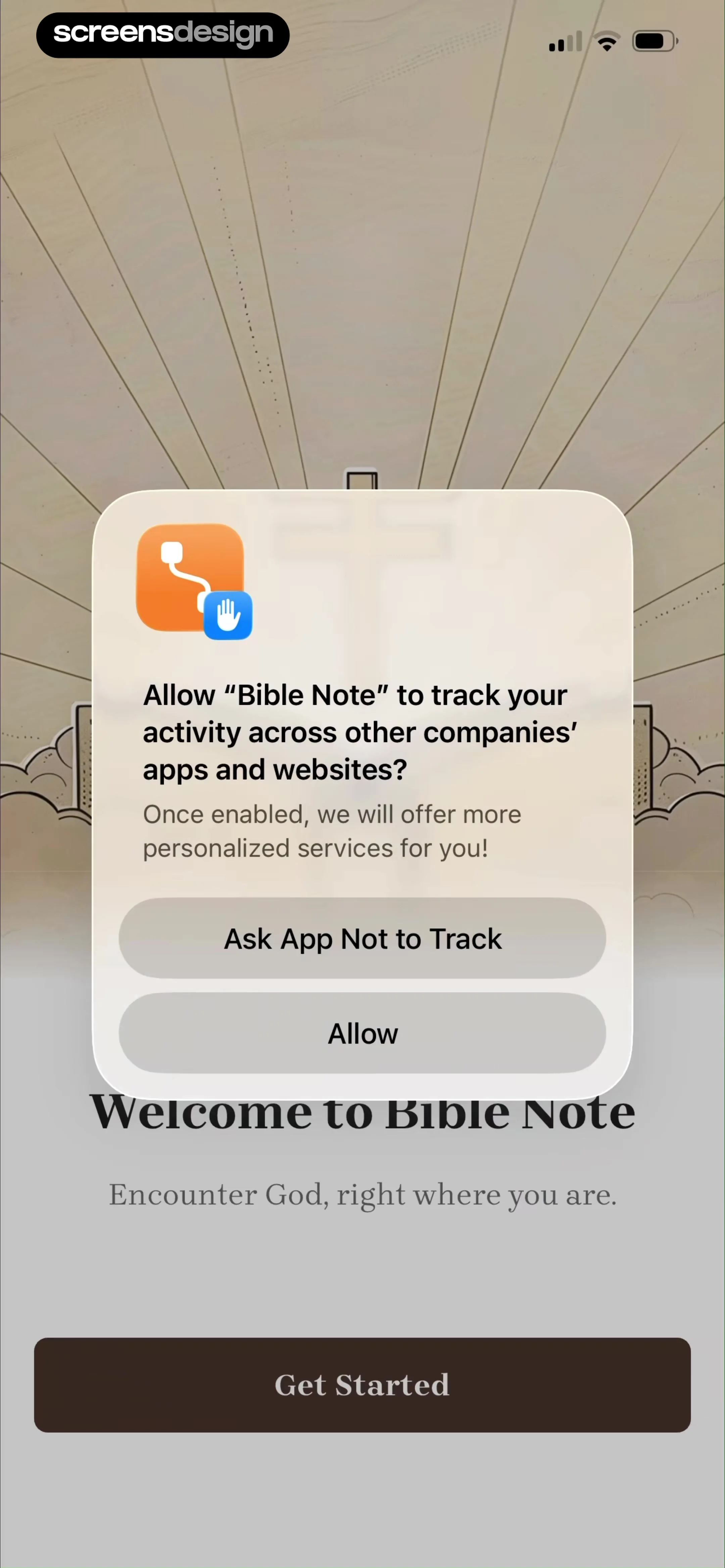 Bible Note: Sermon Notes screen 2