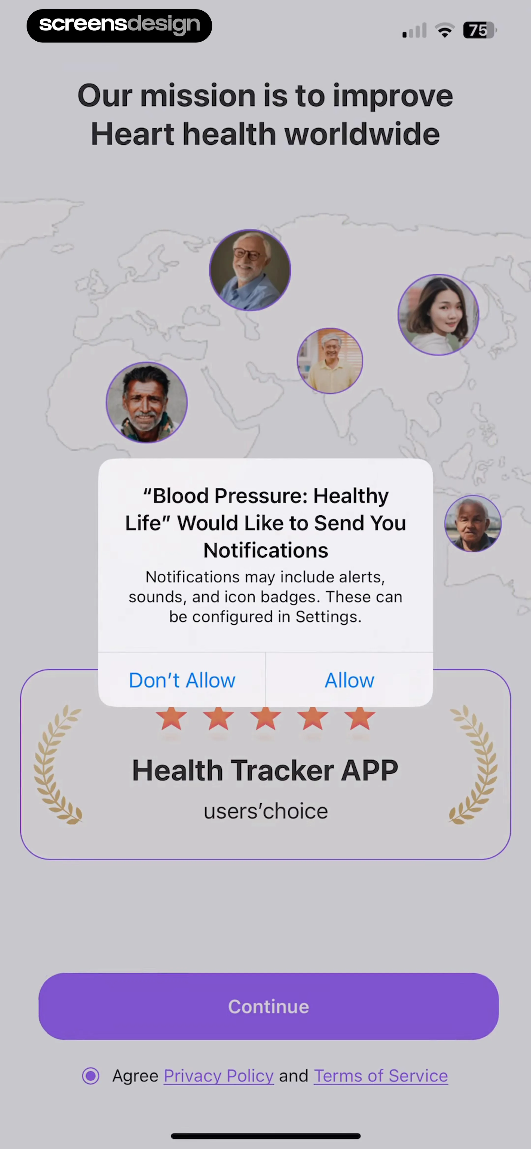 Blood Pressure: Healthy Life screen 1