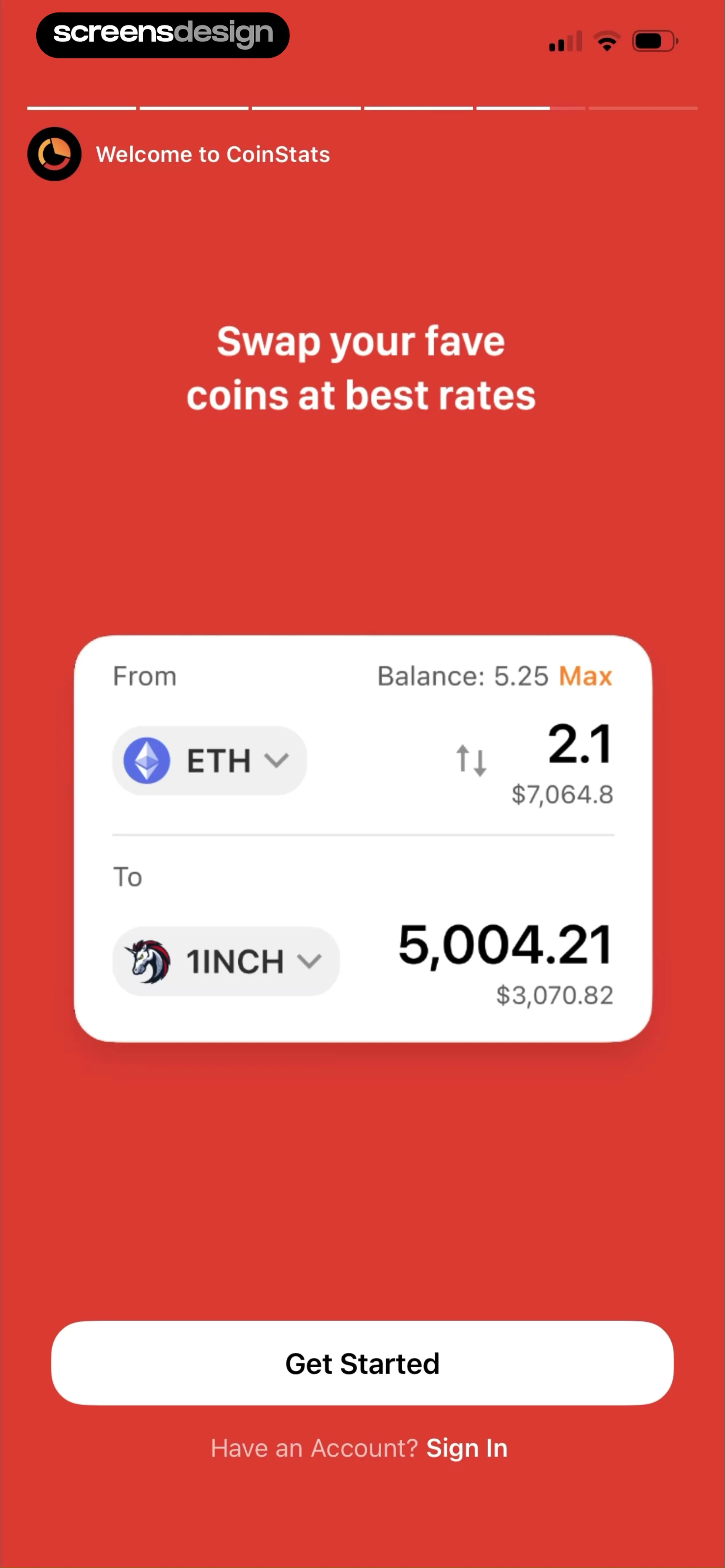 CoinStats: Crypto Portfolio screen 6