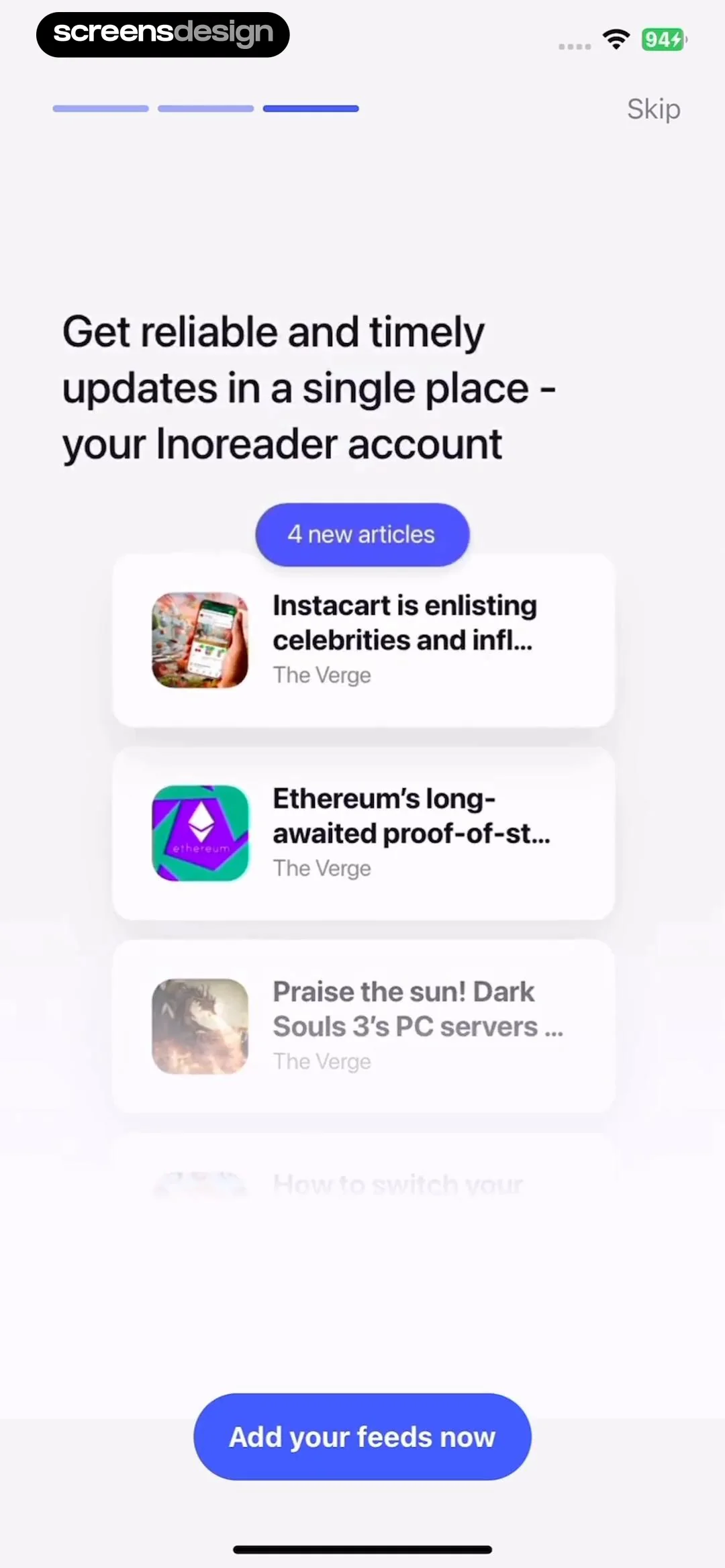 Inoreader: News & RSS reader screen 5
