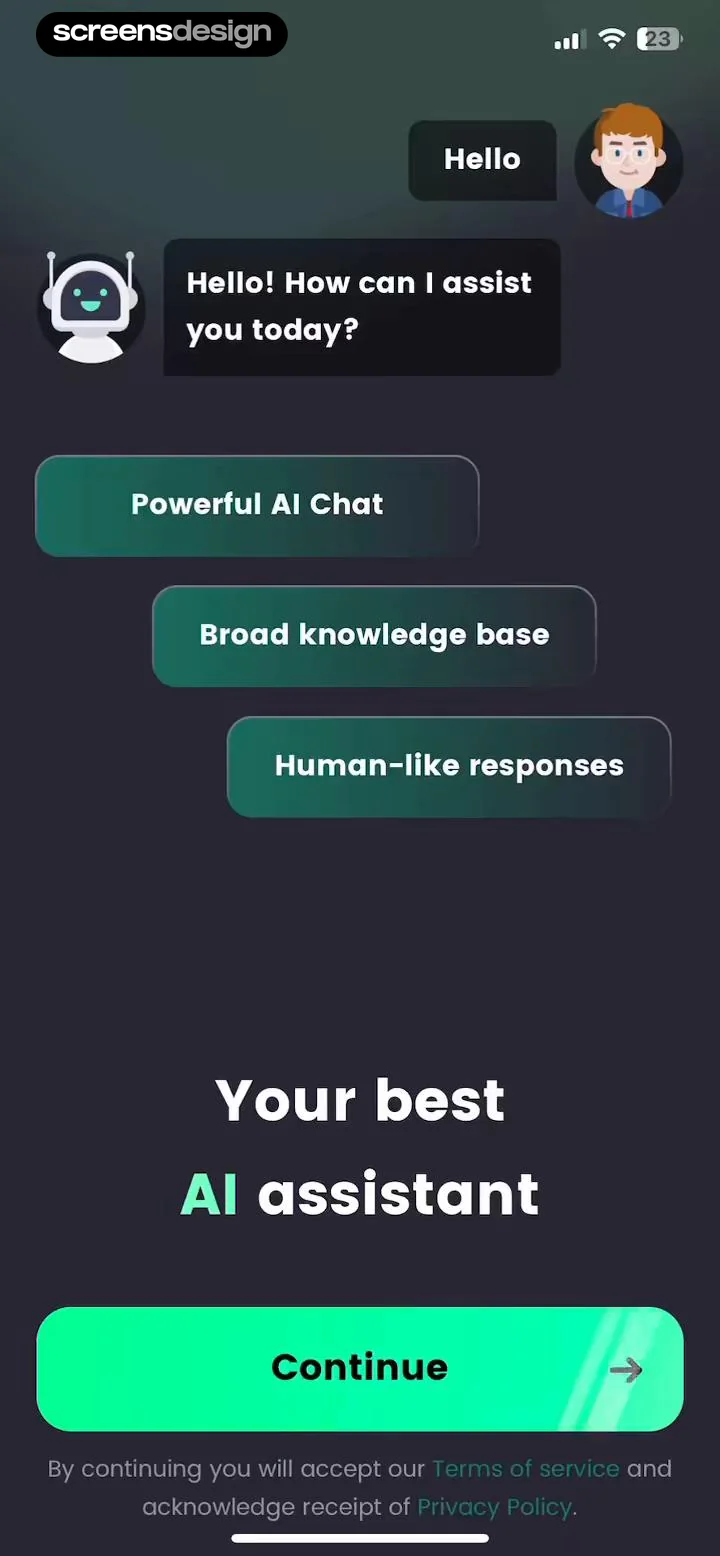 AI Chat -Ask Chatbot Assistant screen 2