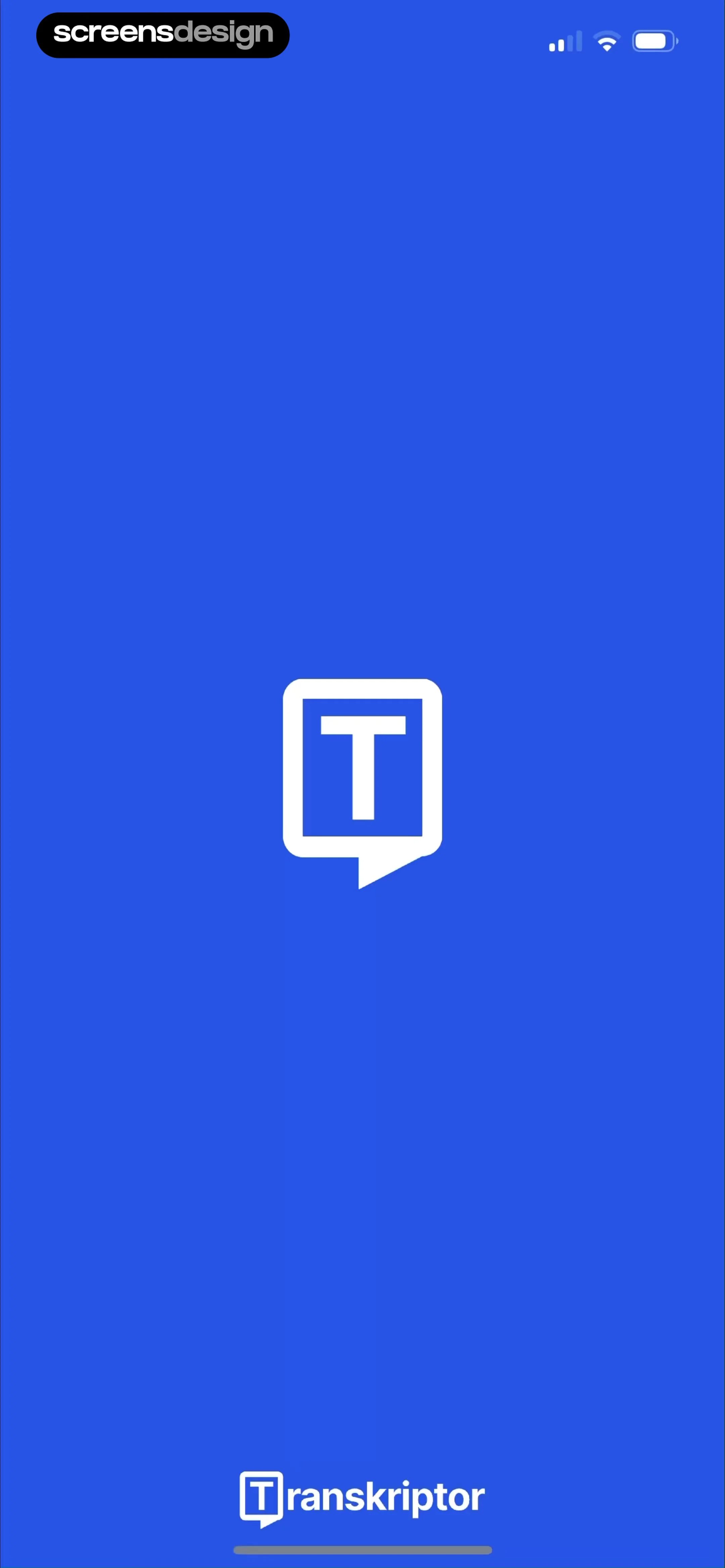 Transkriptor - Speech to Text screen 1