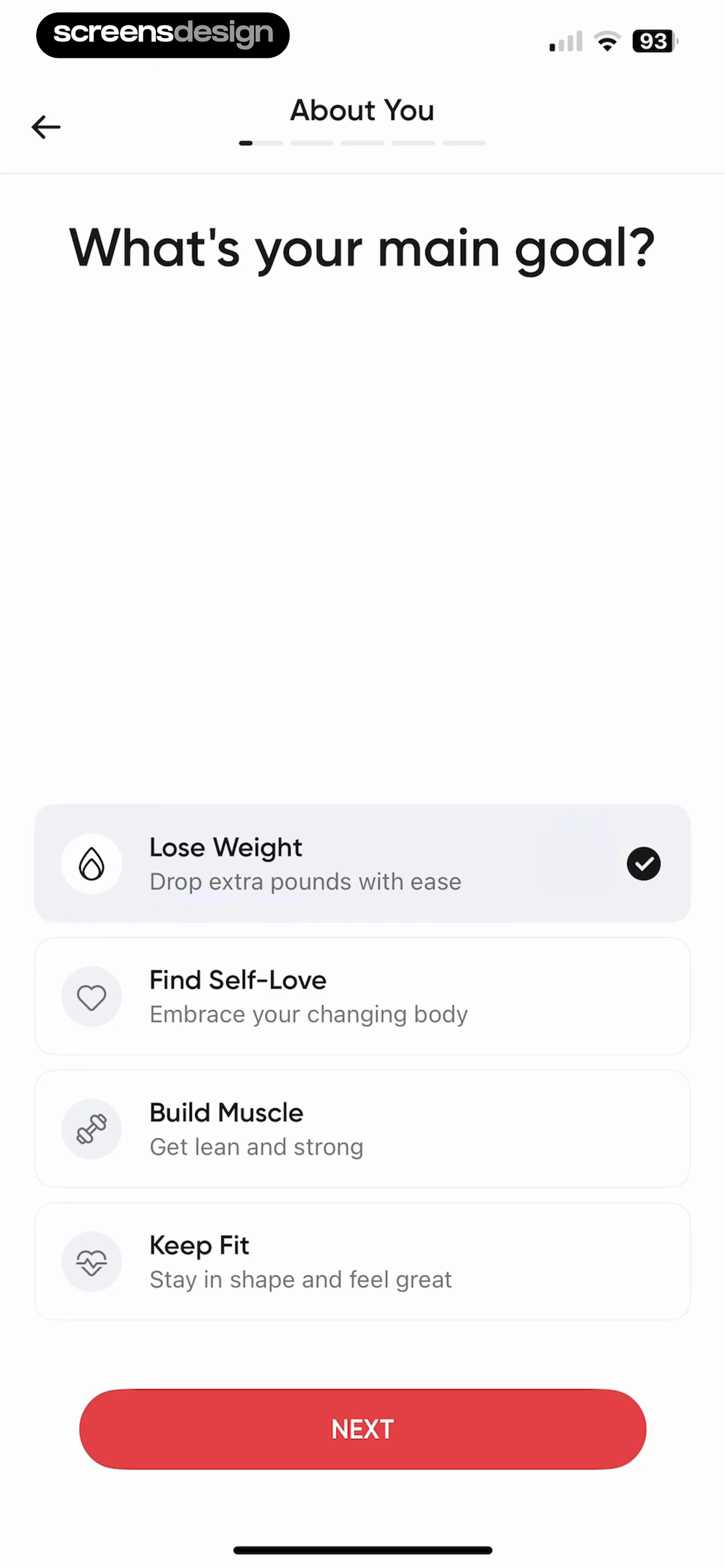 BetterMe sunk-cost quiz onboarding