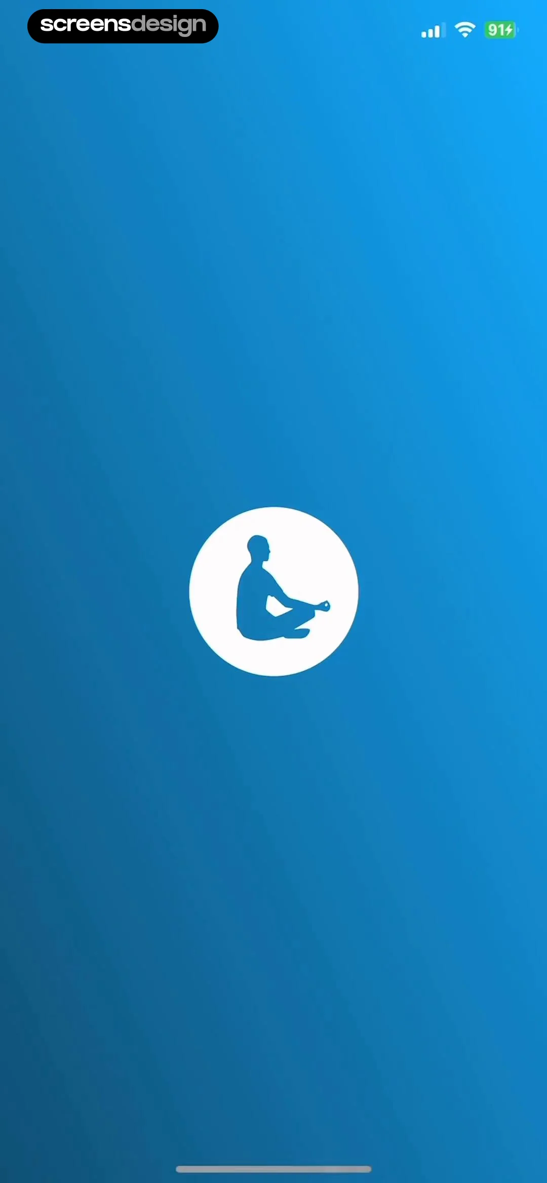 The Mindfulness App screen 1
