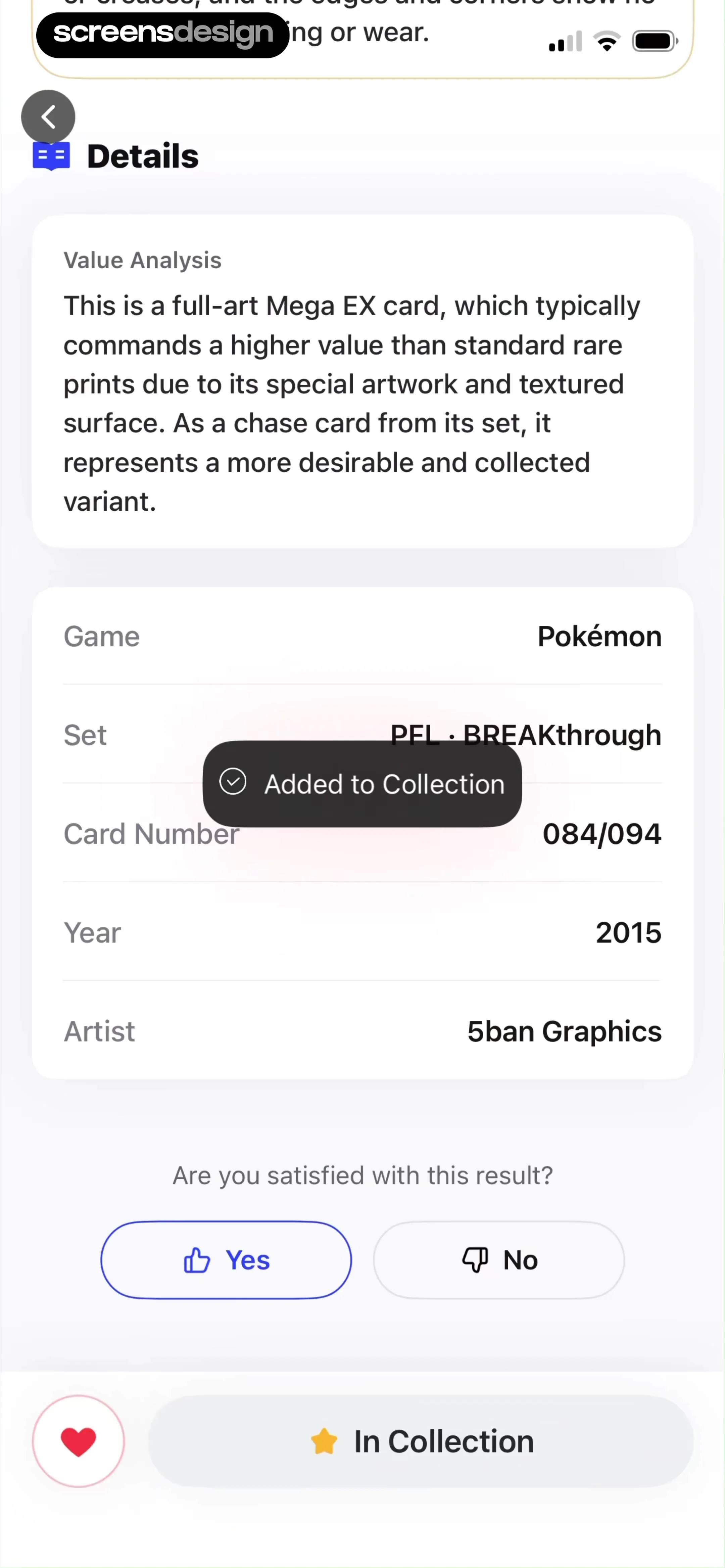 TCG Card Scanner & Value-Foloy screen 21