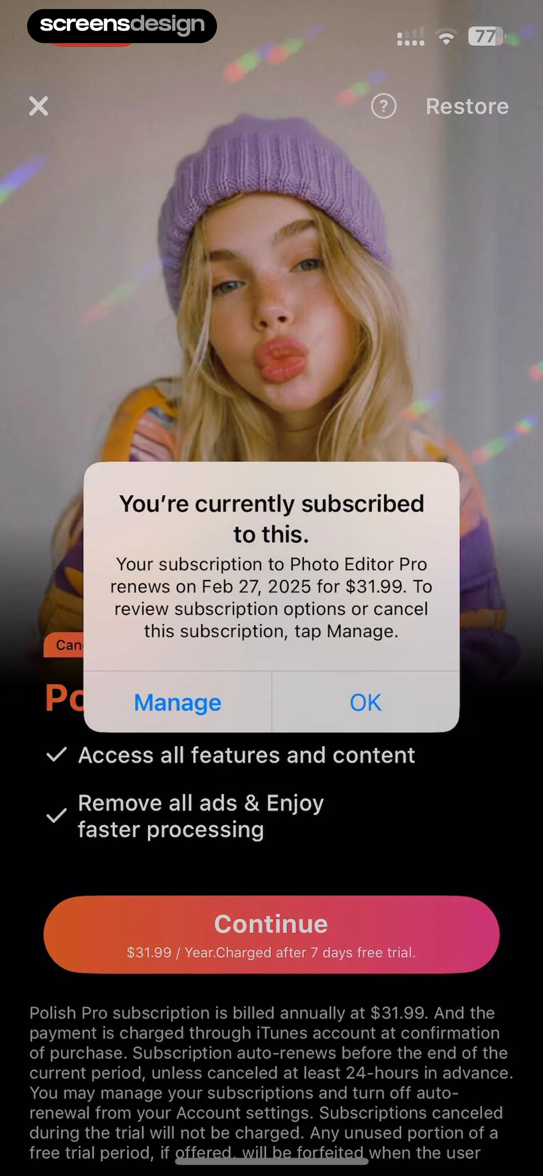 Polish - AI Photo Editor screen 8