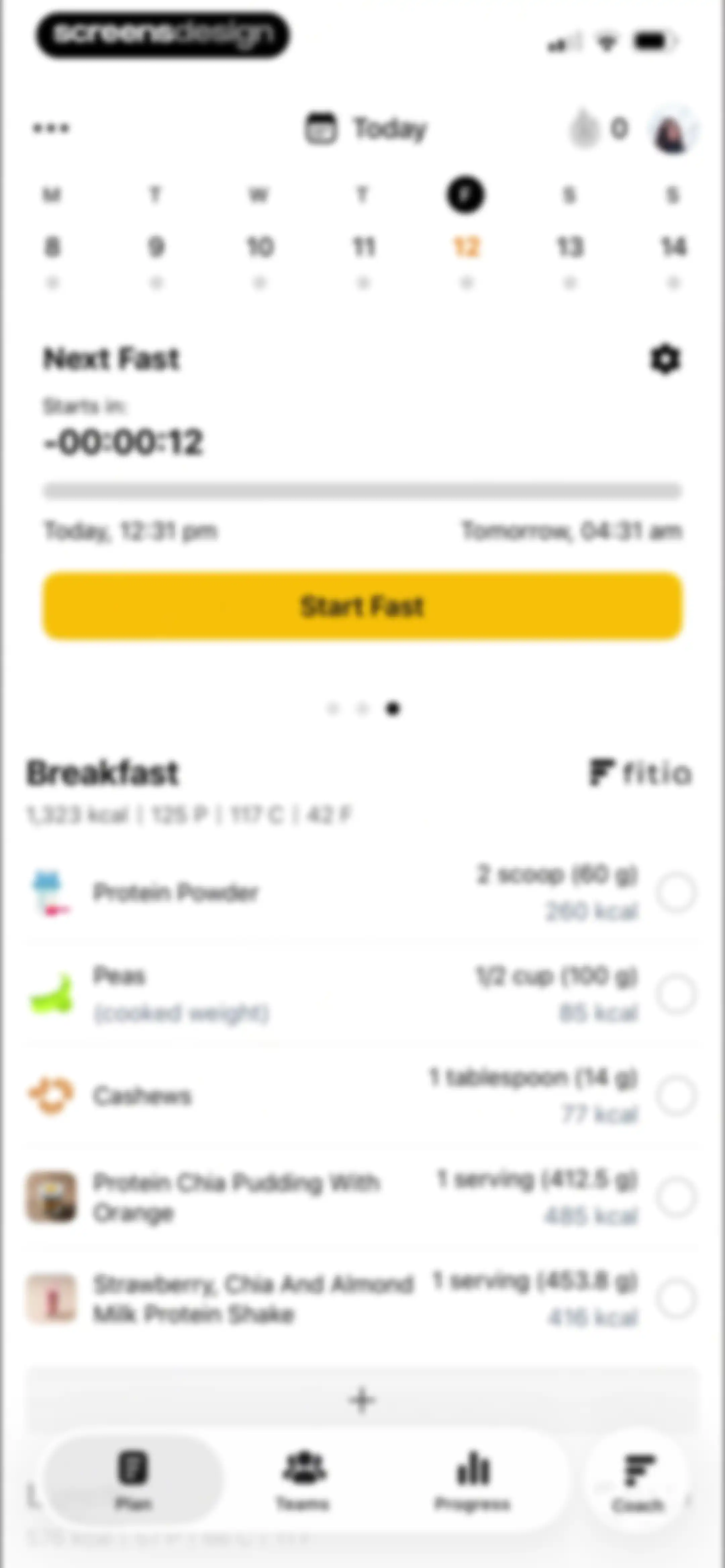 Fitia: Calorie Counter & Diet screen 261
