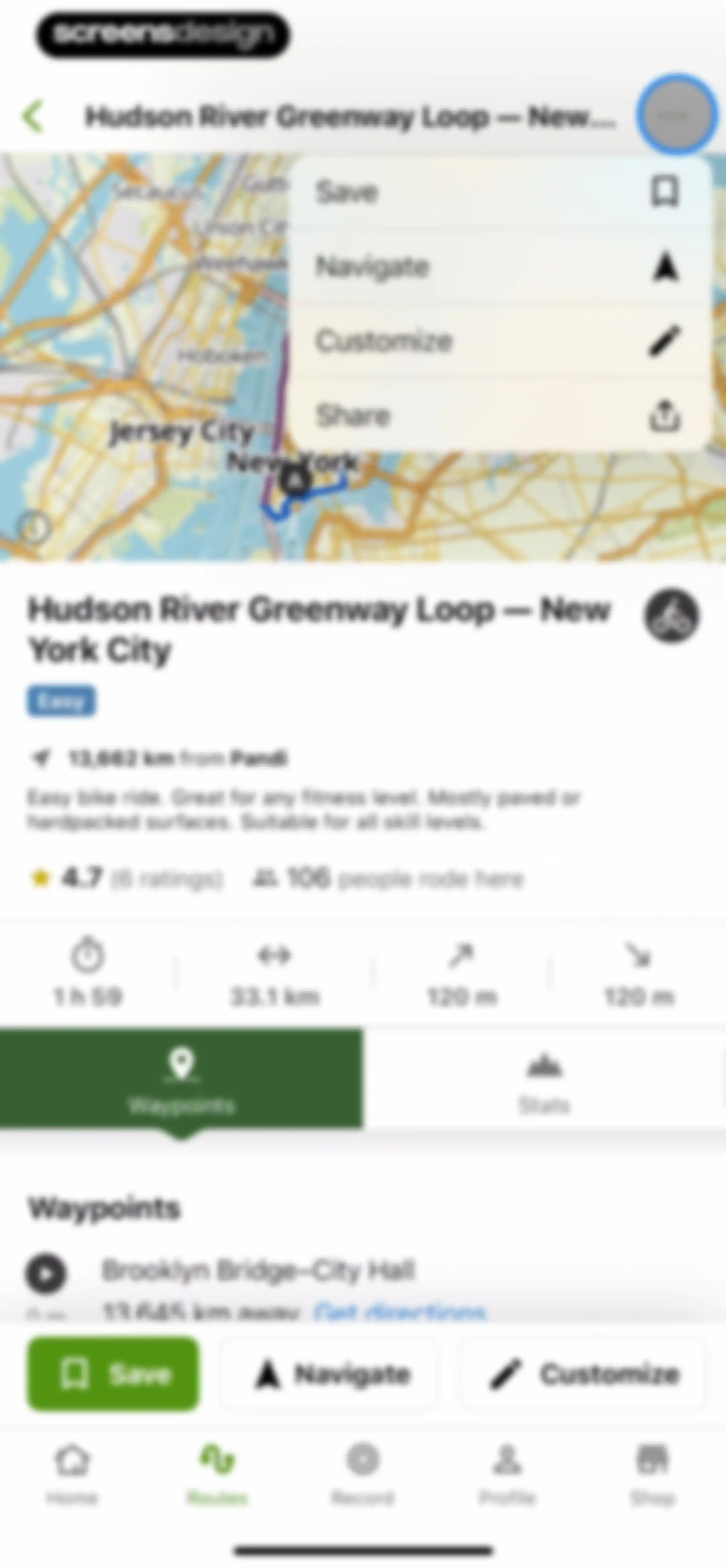 komoot - hike, bike & run screen 93
