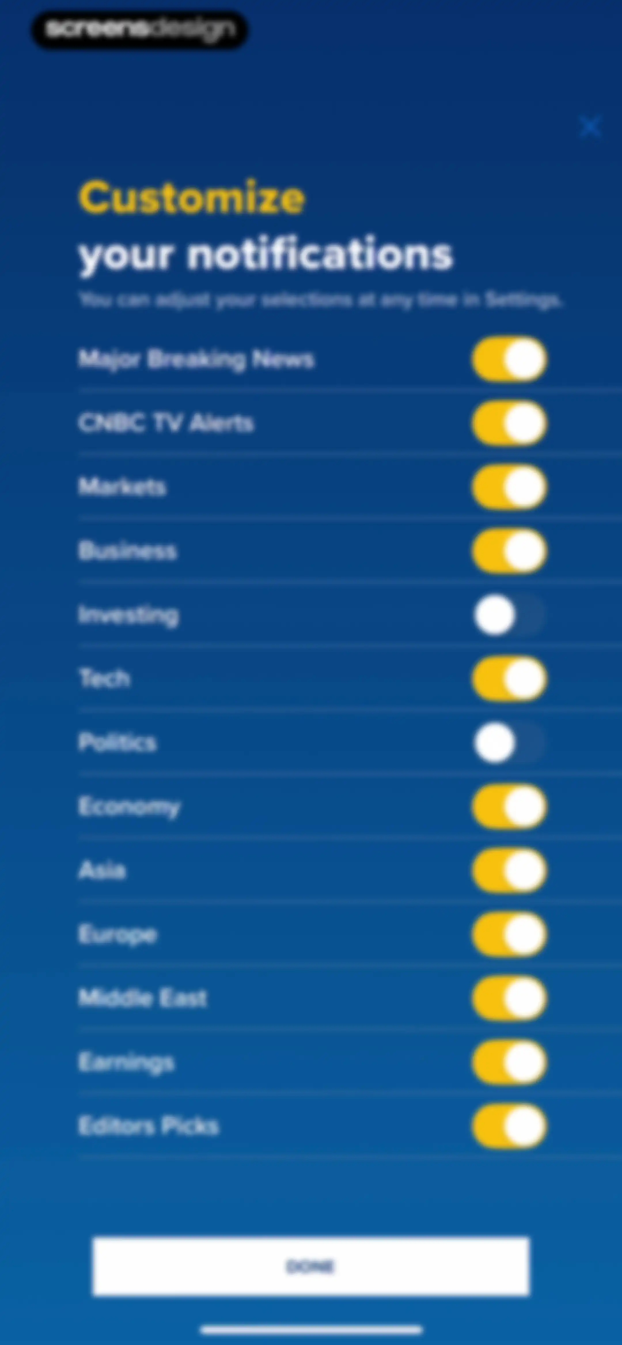CNBC: Stock Market & Business screen 4