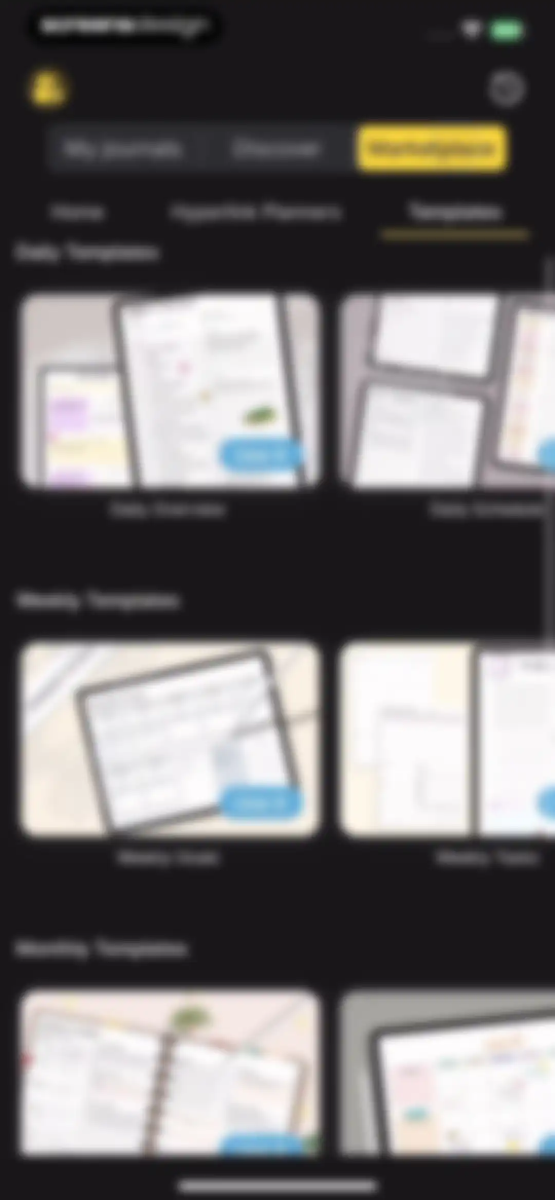 Journal: Planner, Notes, PDFs screen 98