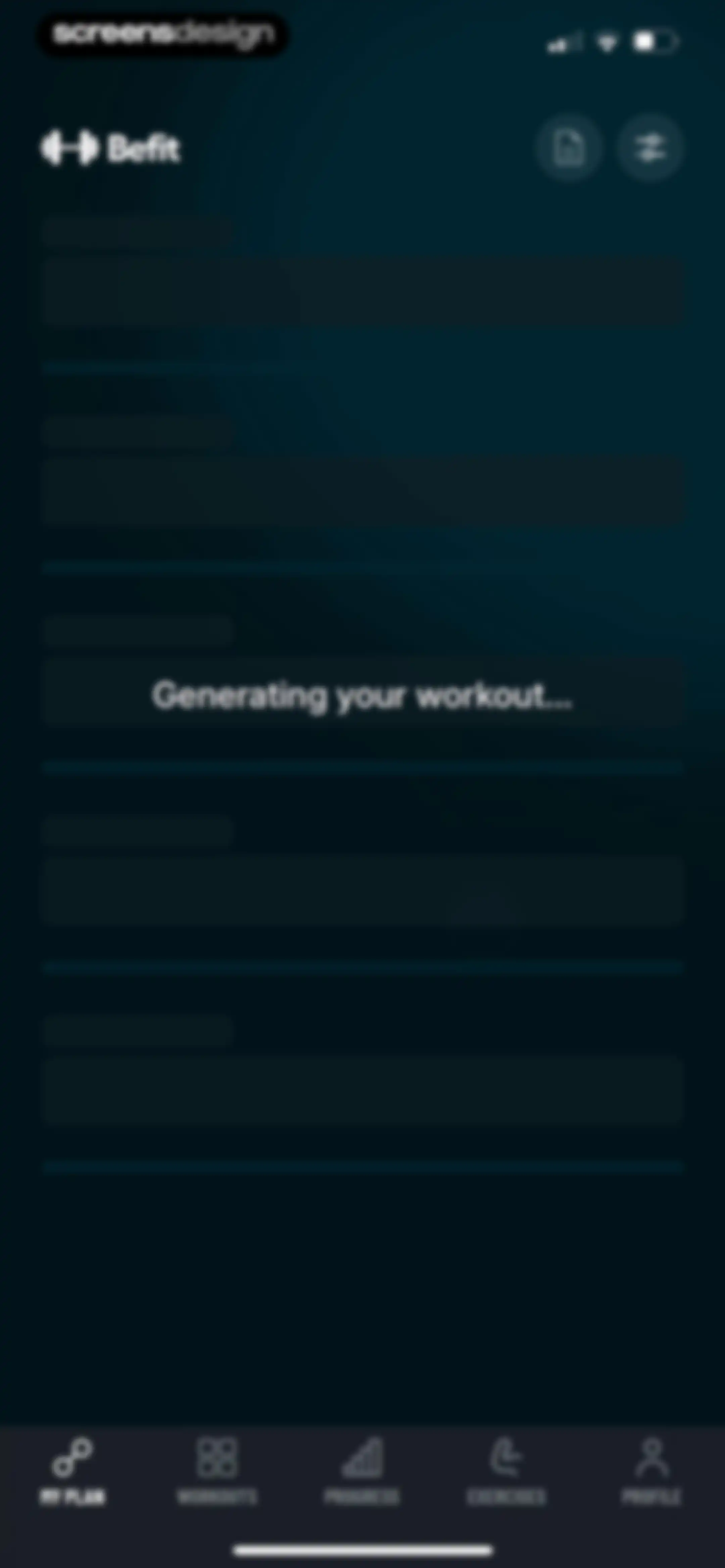 Befit: Gym & Home Workout Plan screen 27