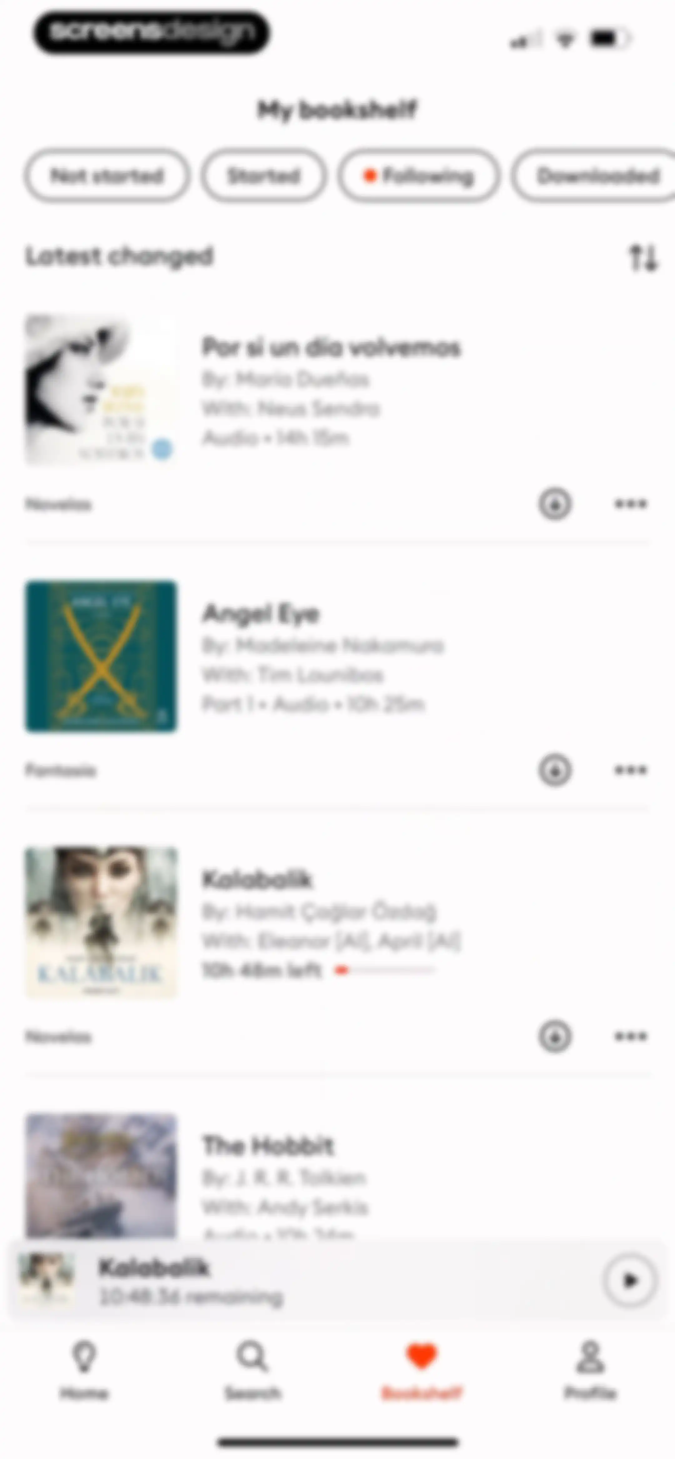 Storytel - Audiobooks Library screen 92