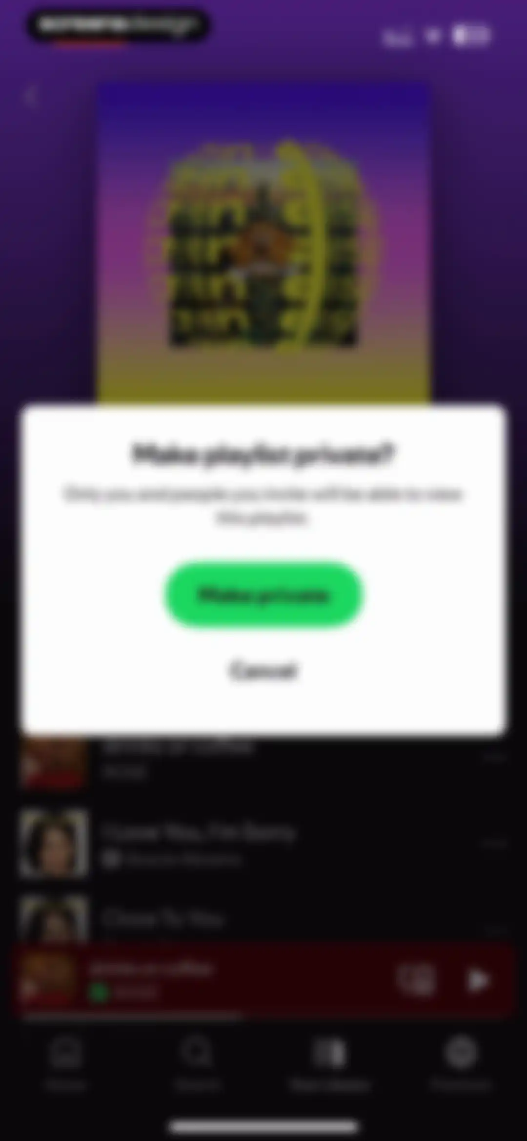 Spotify: Music and Podcasts screen 119