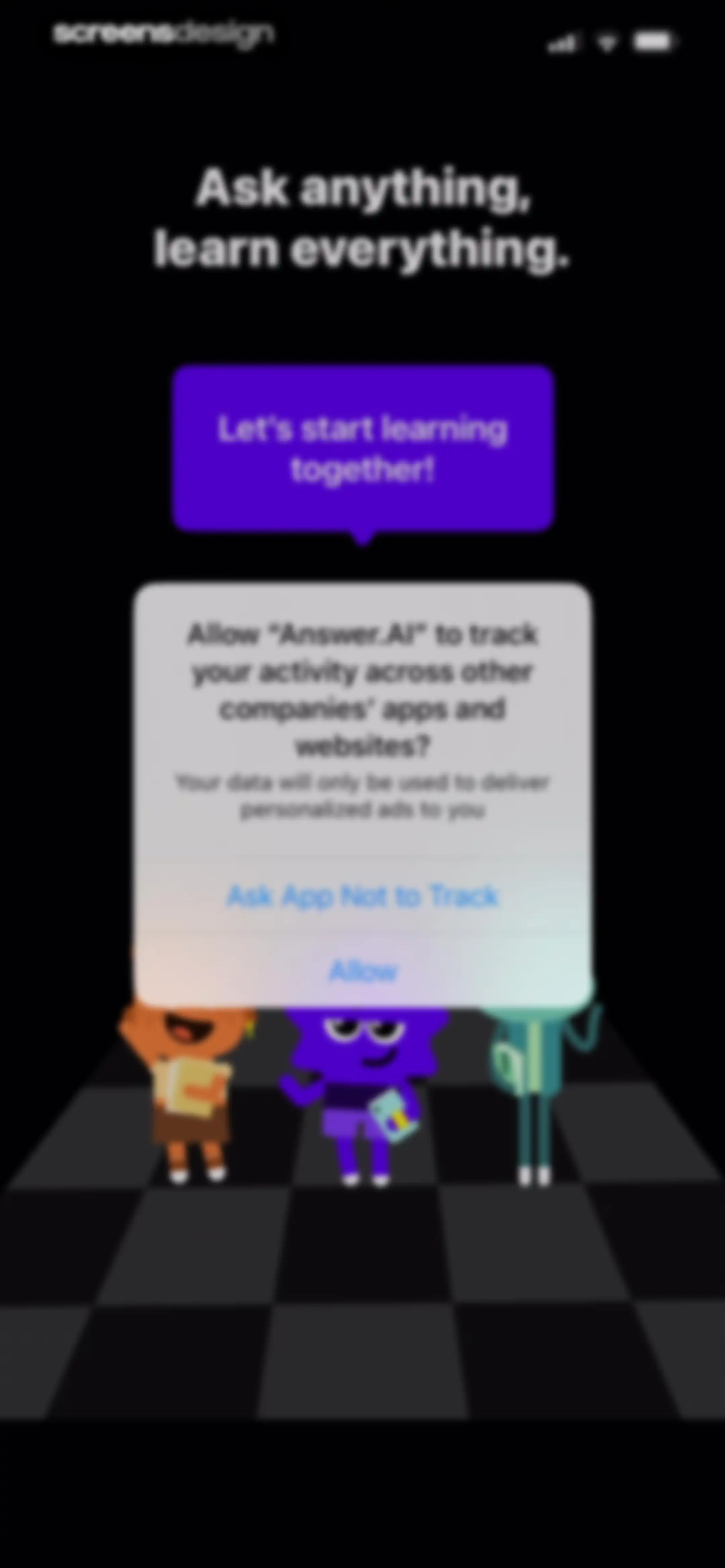 Answer.AI - Your AI tutor screen 1