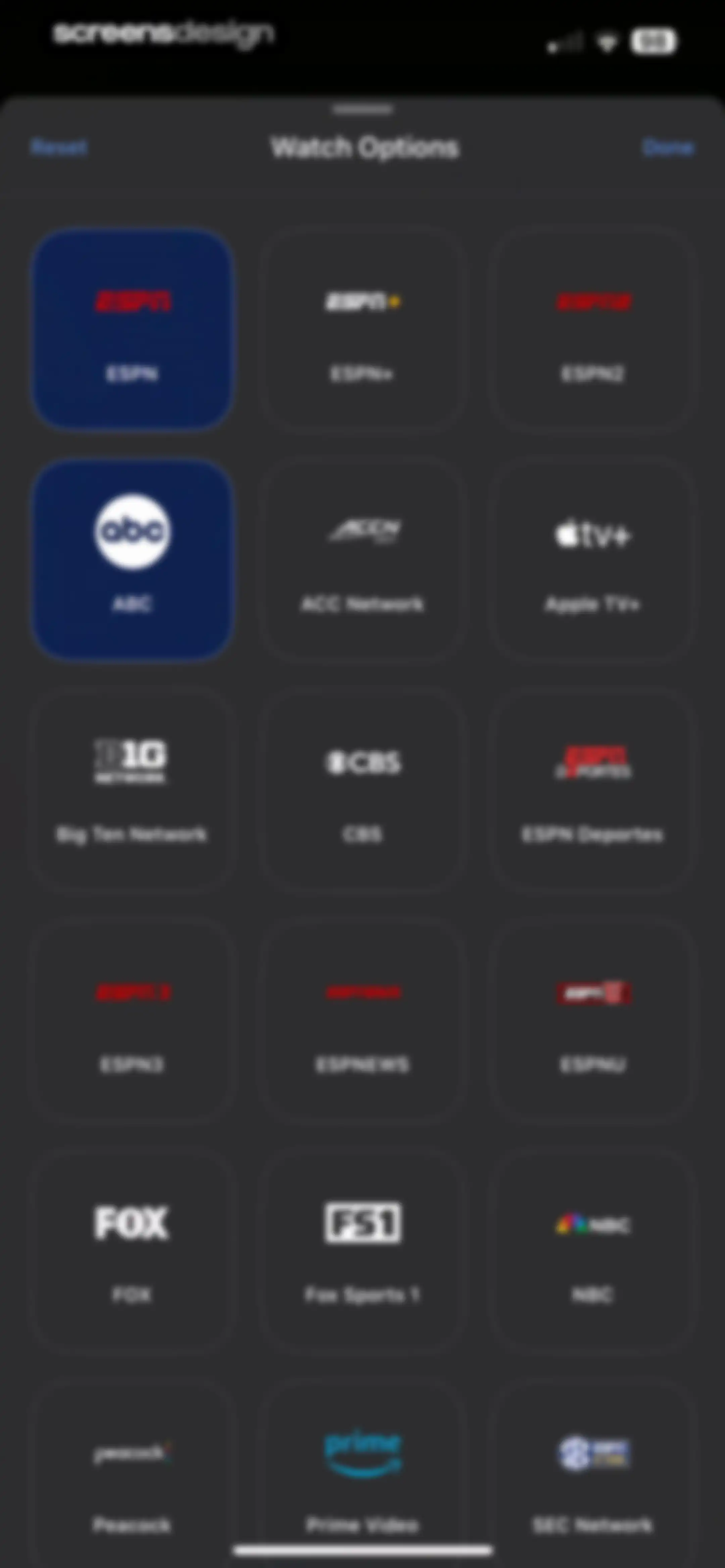 ESPN: Live Sports & Scores screen 108