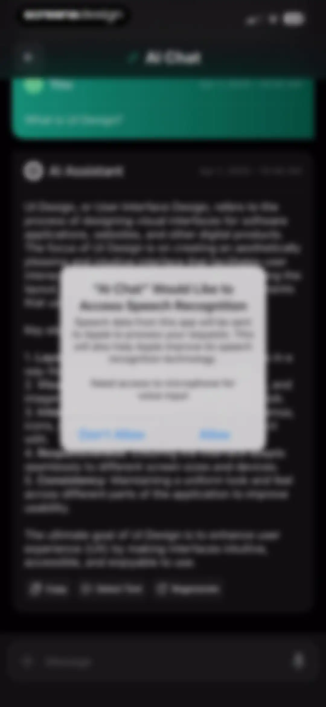 NextGen AI Chat Assistant screen 19