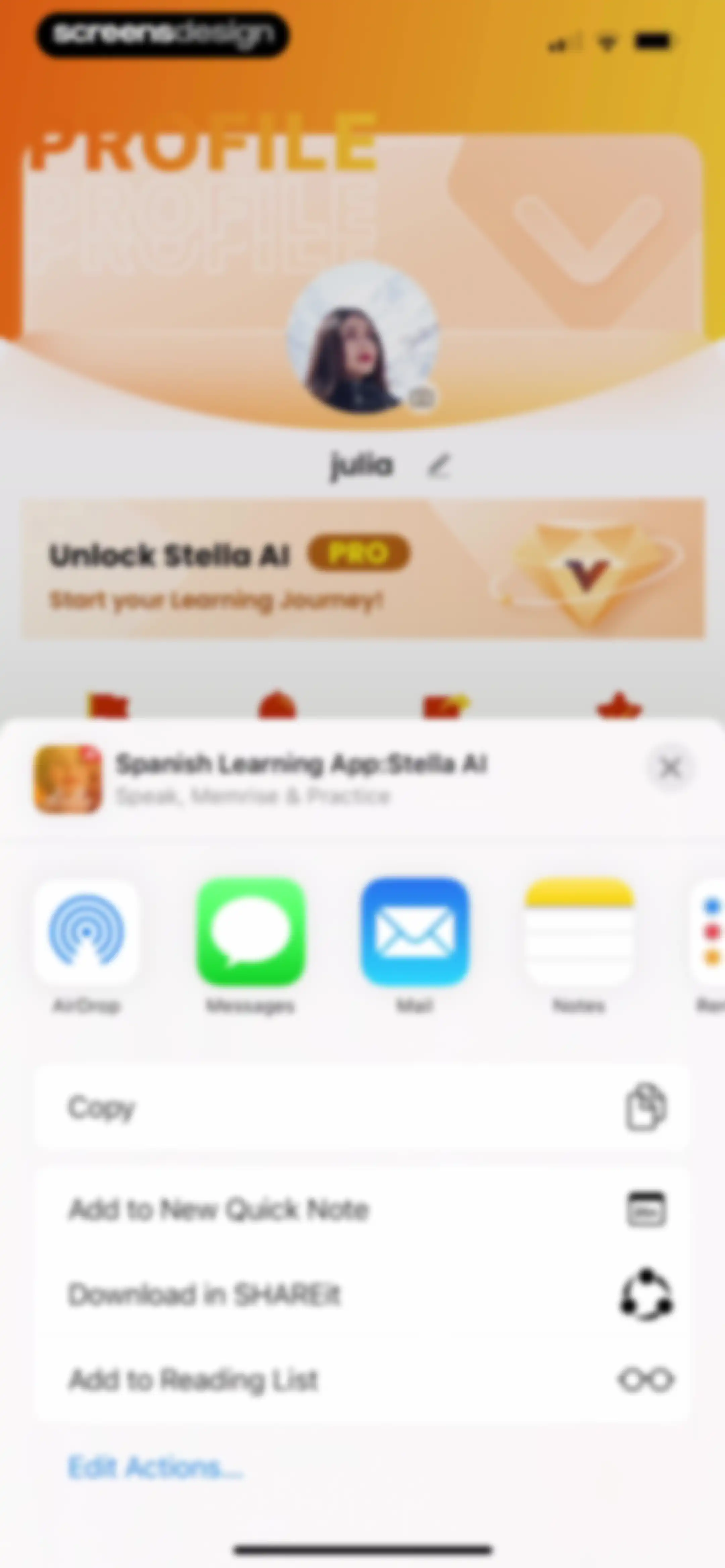 Stella: Learn Spanish AI screen 76