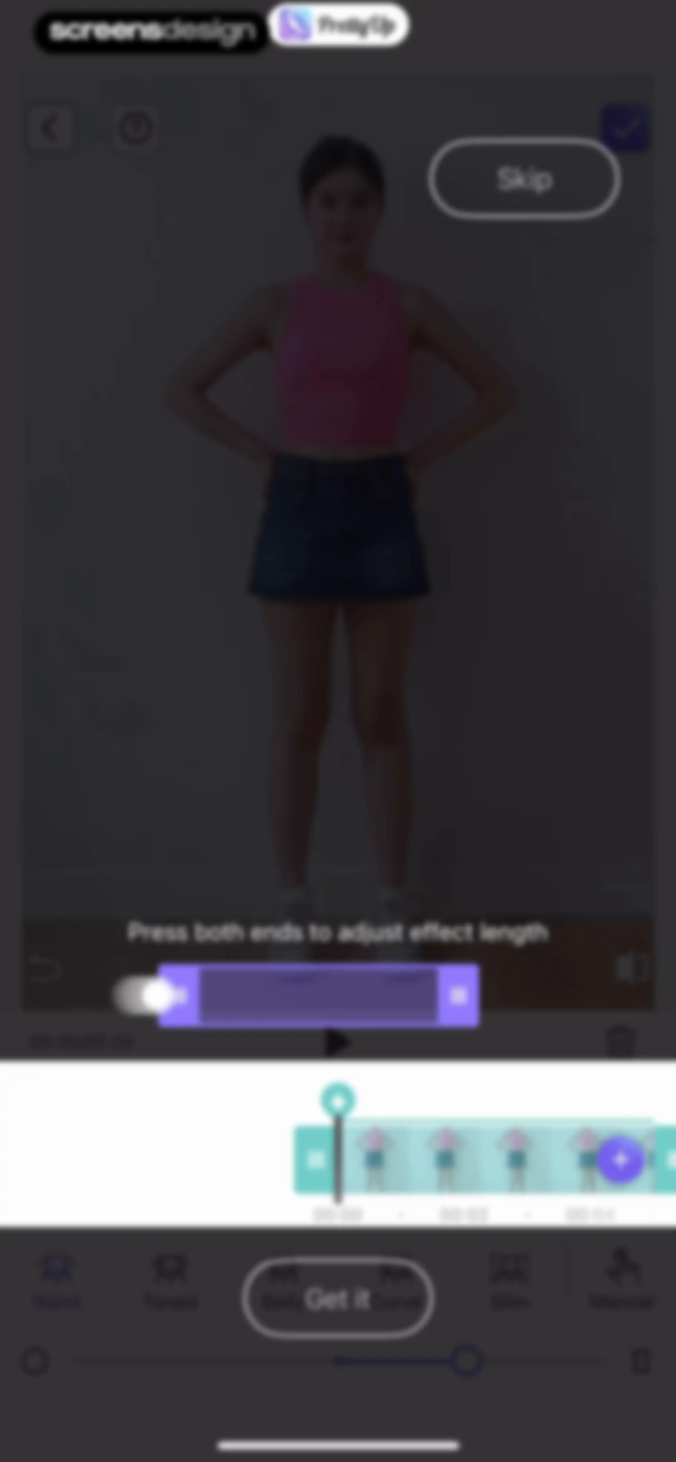 PrettyUp - Body Editor Video screen 22