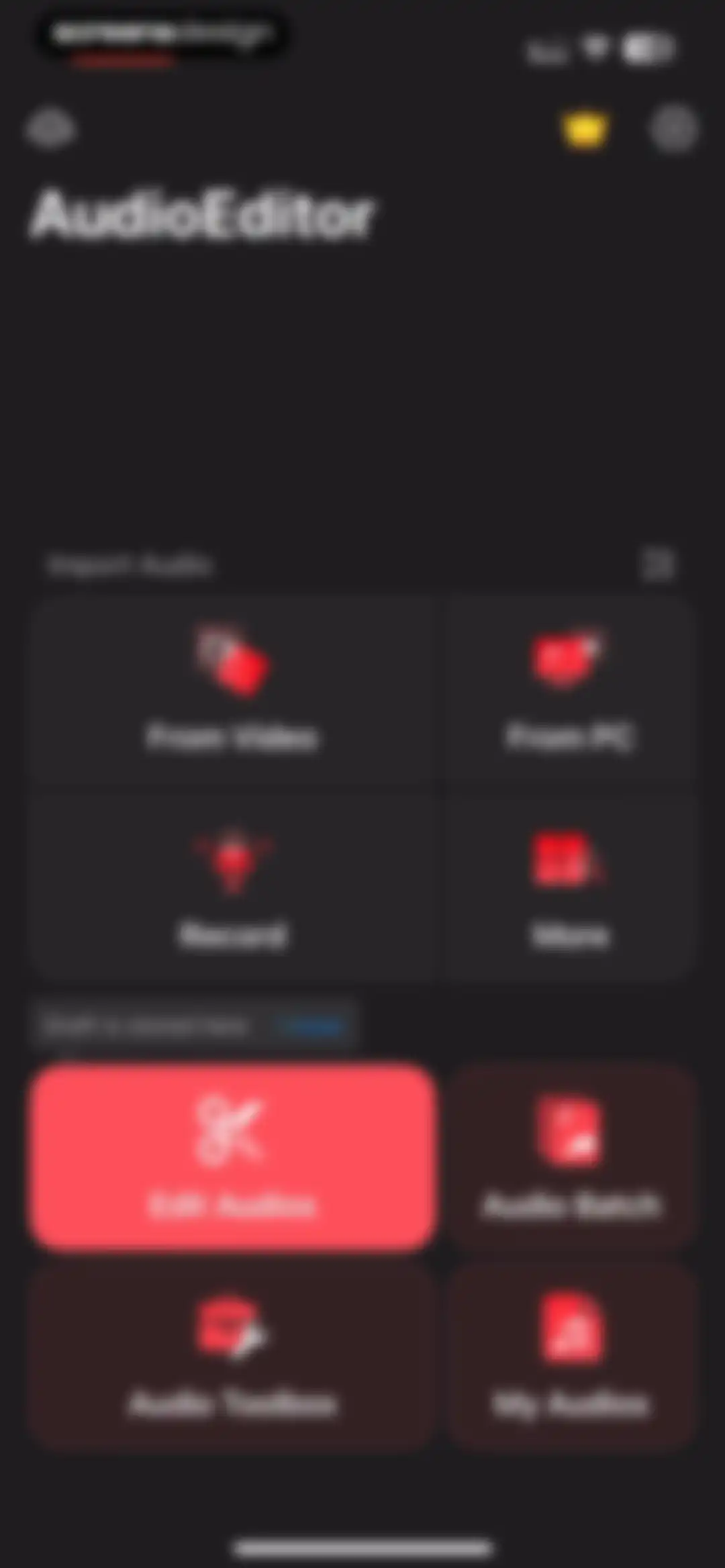 Audio Editor - Music editor screen 58