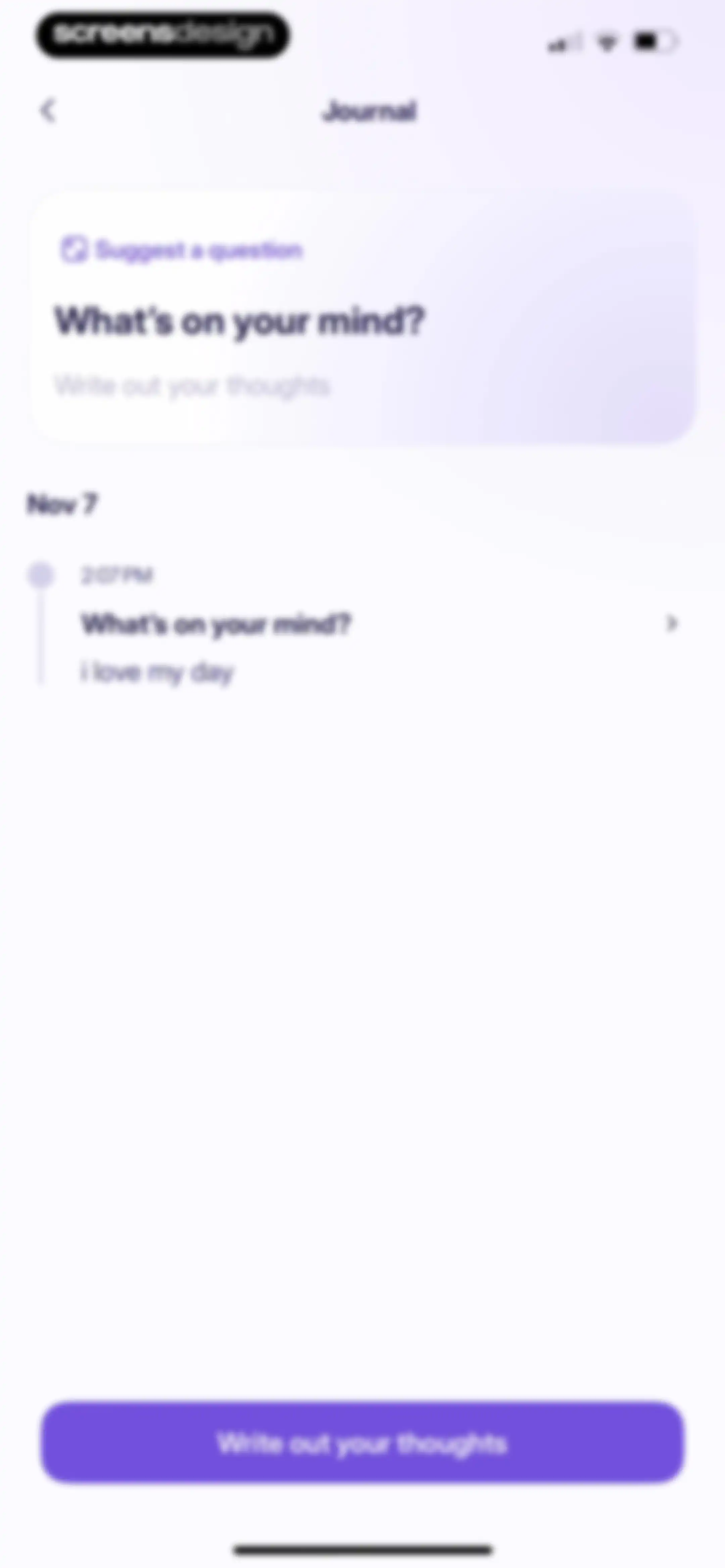 Liven: Discover yourself screen 110