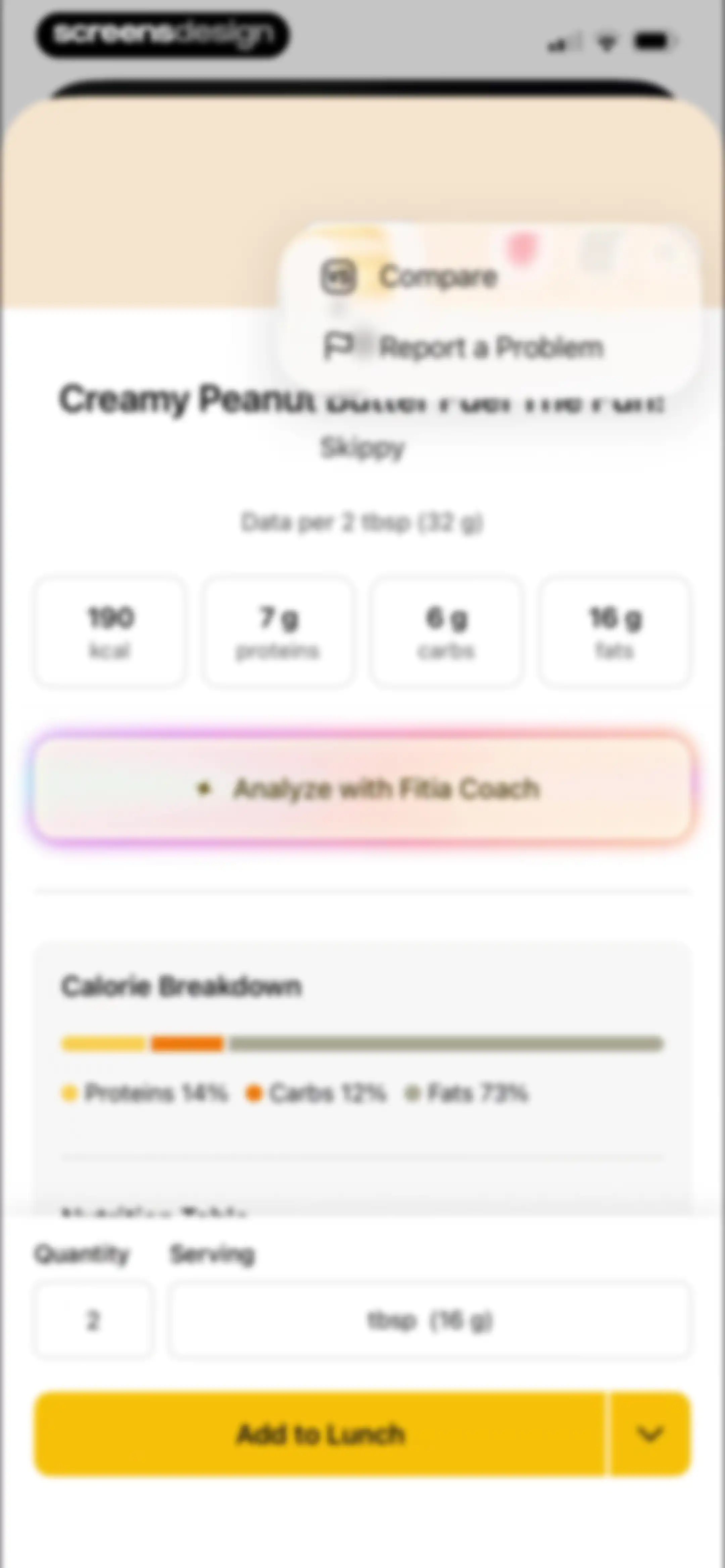 Fitia: Calorie Counter & Diet screen 120