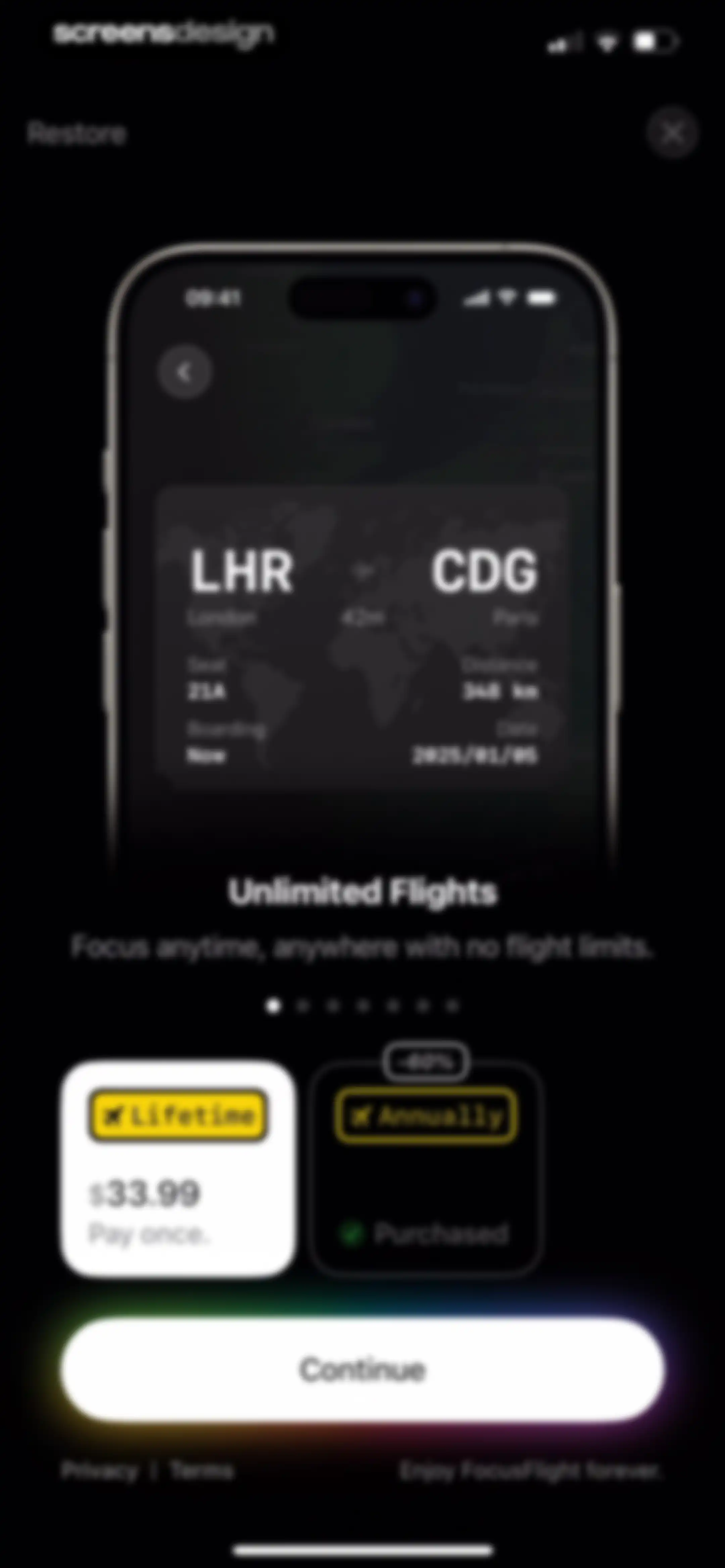 FocusFlight - Deepfocus Timer screen 78