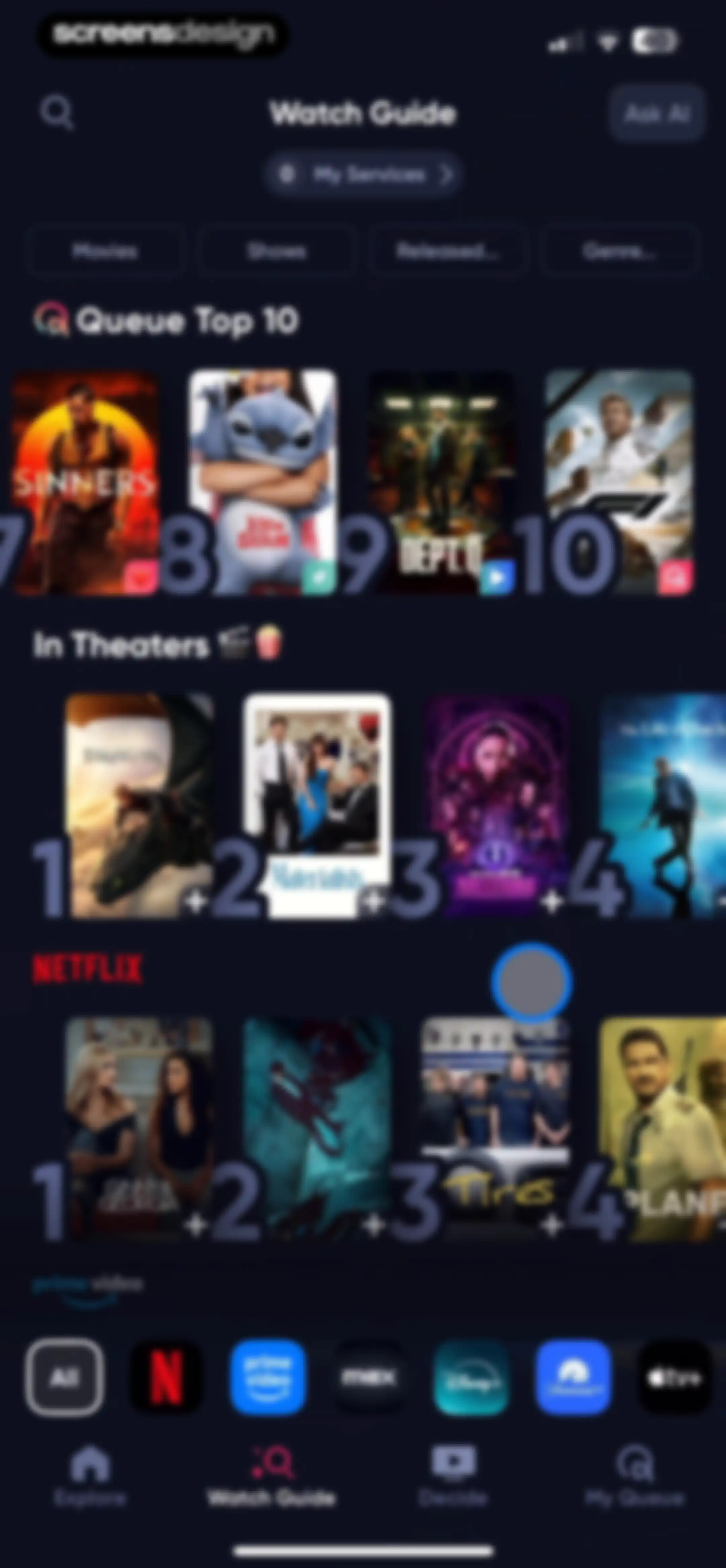 Queue - Find Movies & Shows screen 80