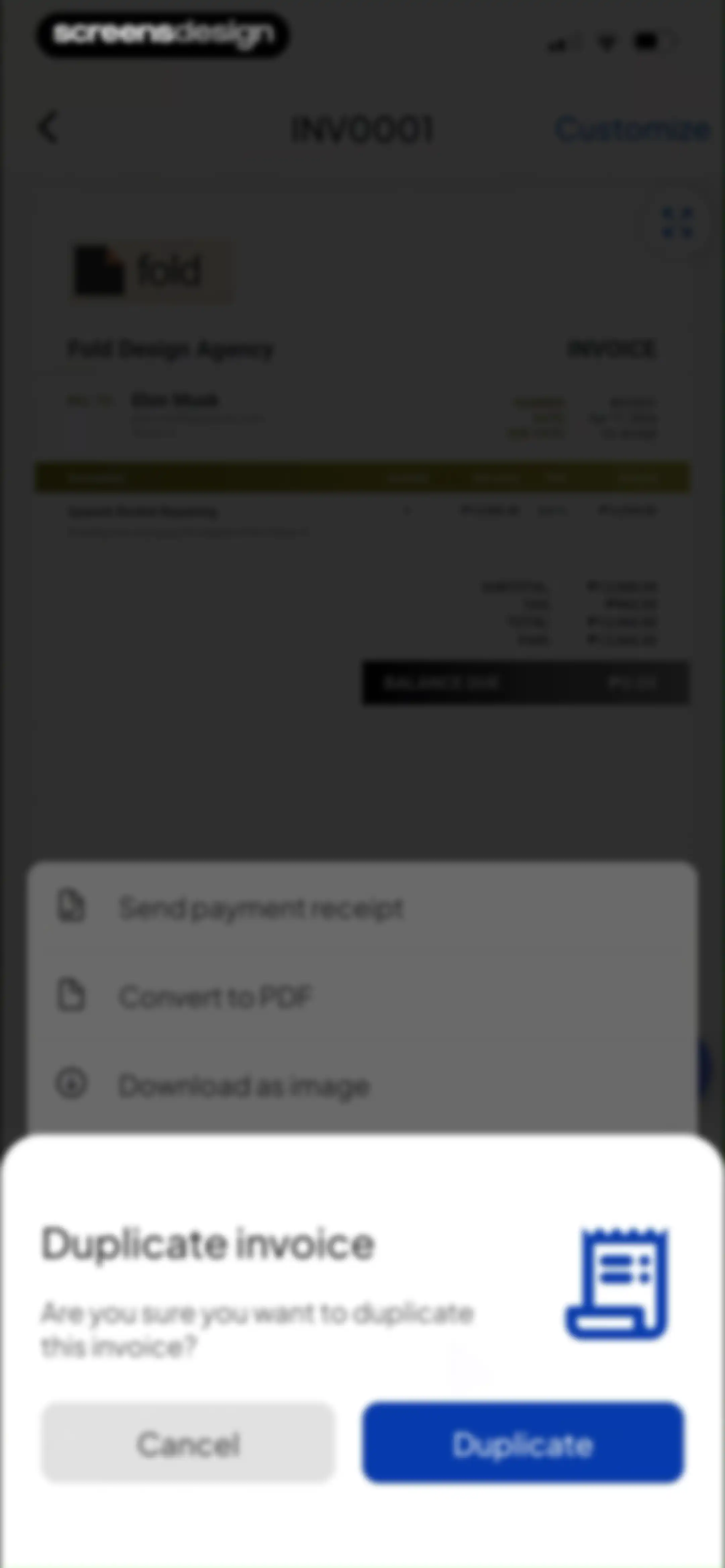 Invoice Maker - Invoice Fly screen 41