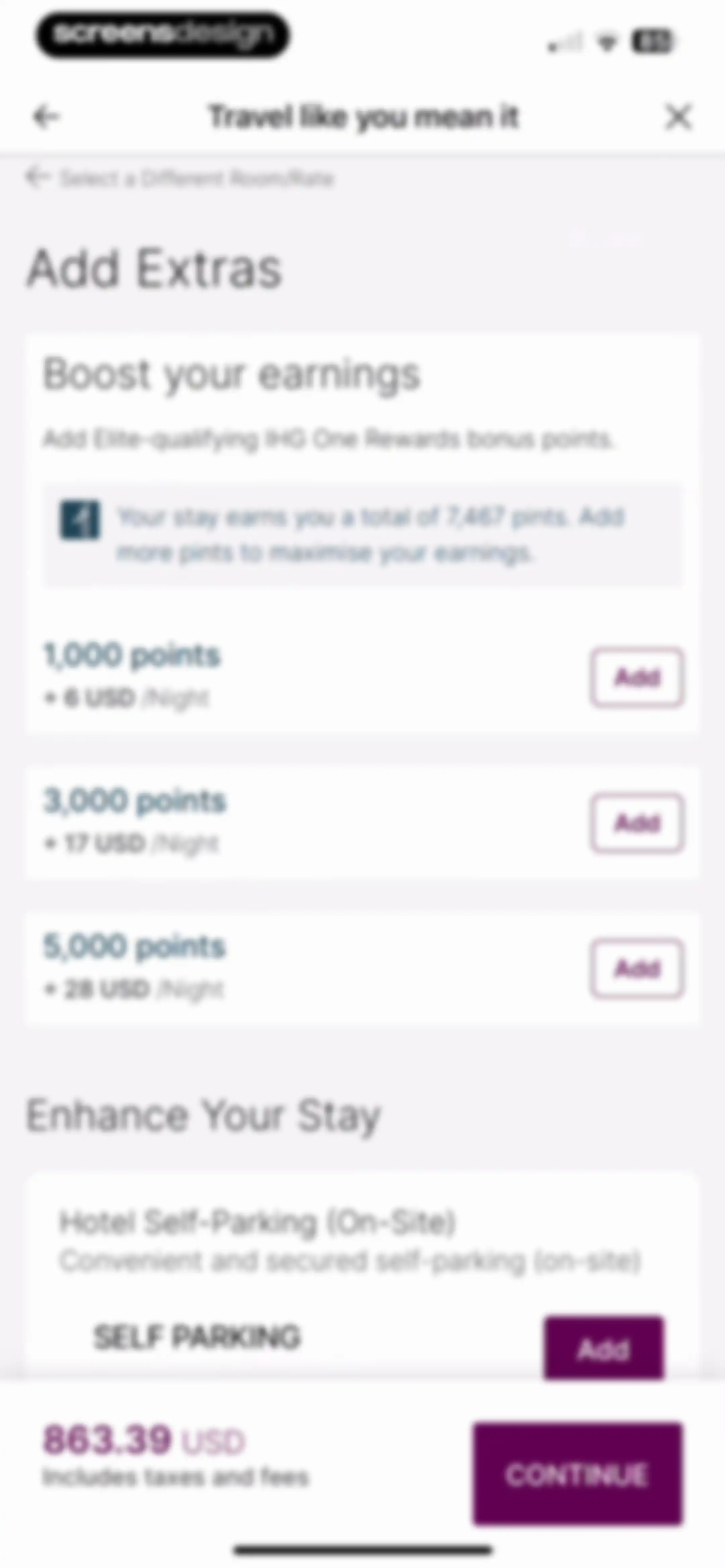 IHG One Rewards: Book Hotels screen 93