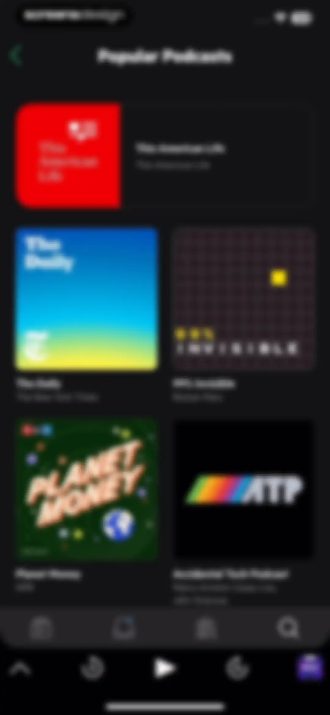Castro: Podcast App & Player screen 52