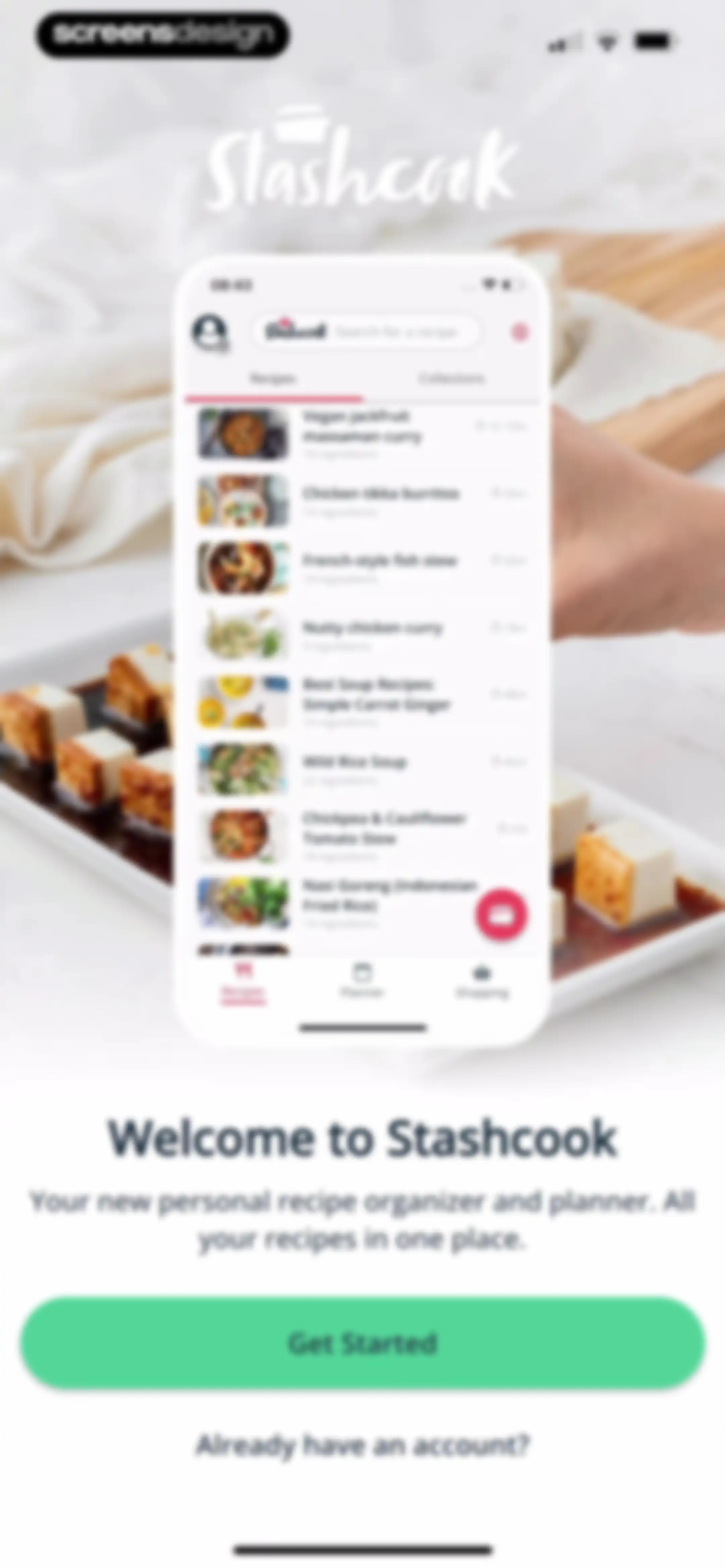 Stashcook: Recipe Keeper screen 3