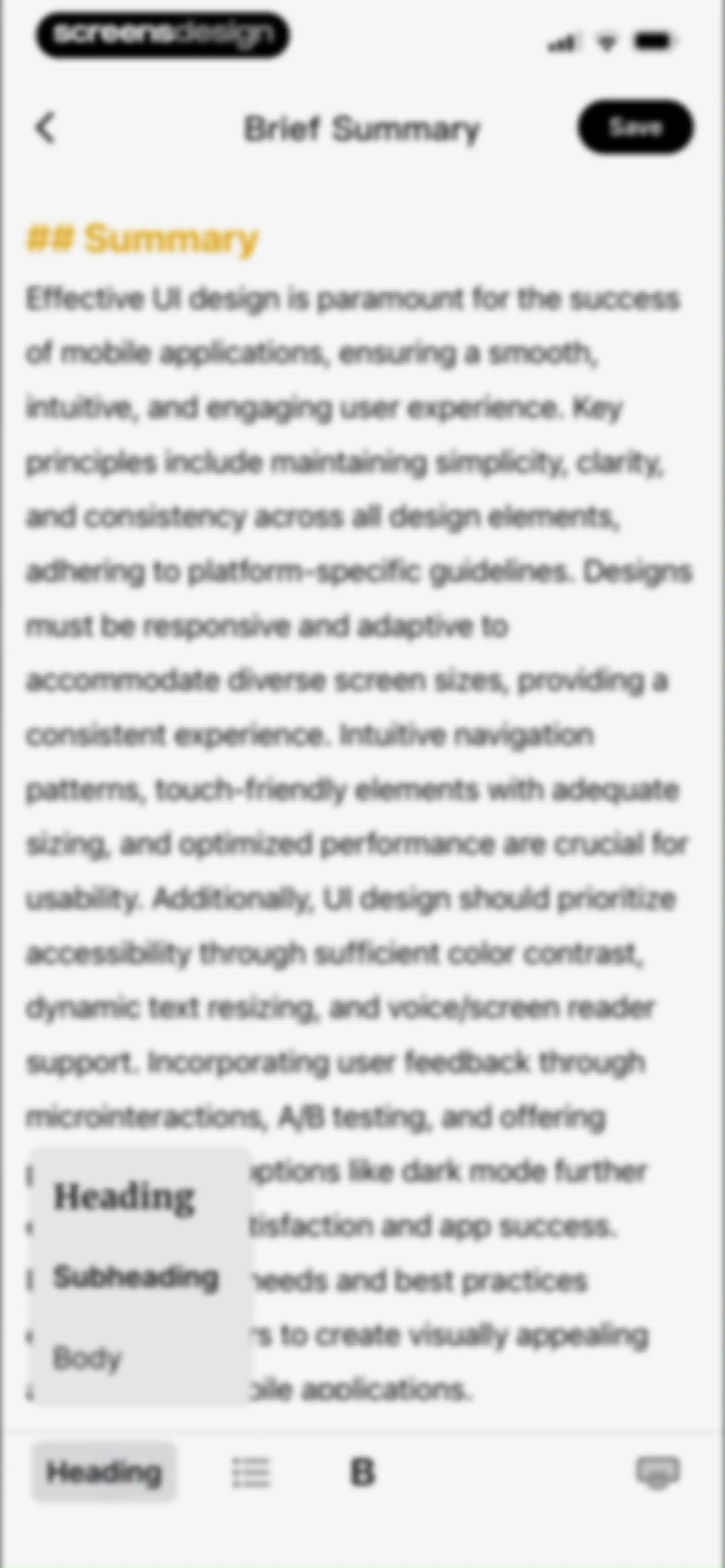 HyNote: AI Note Taker, Summary screen 27