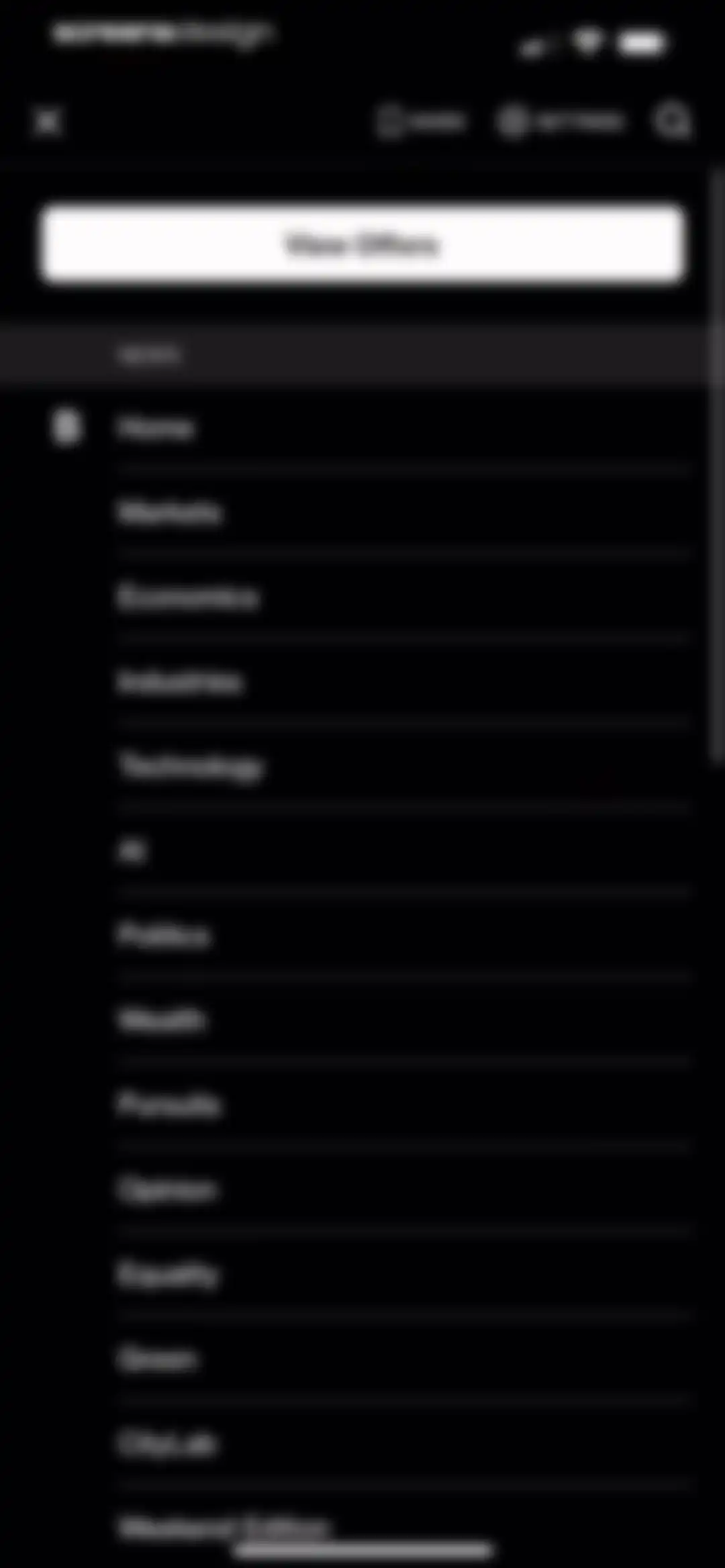 Bloomberg: Business News Daily screen 68