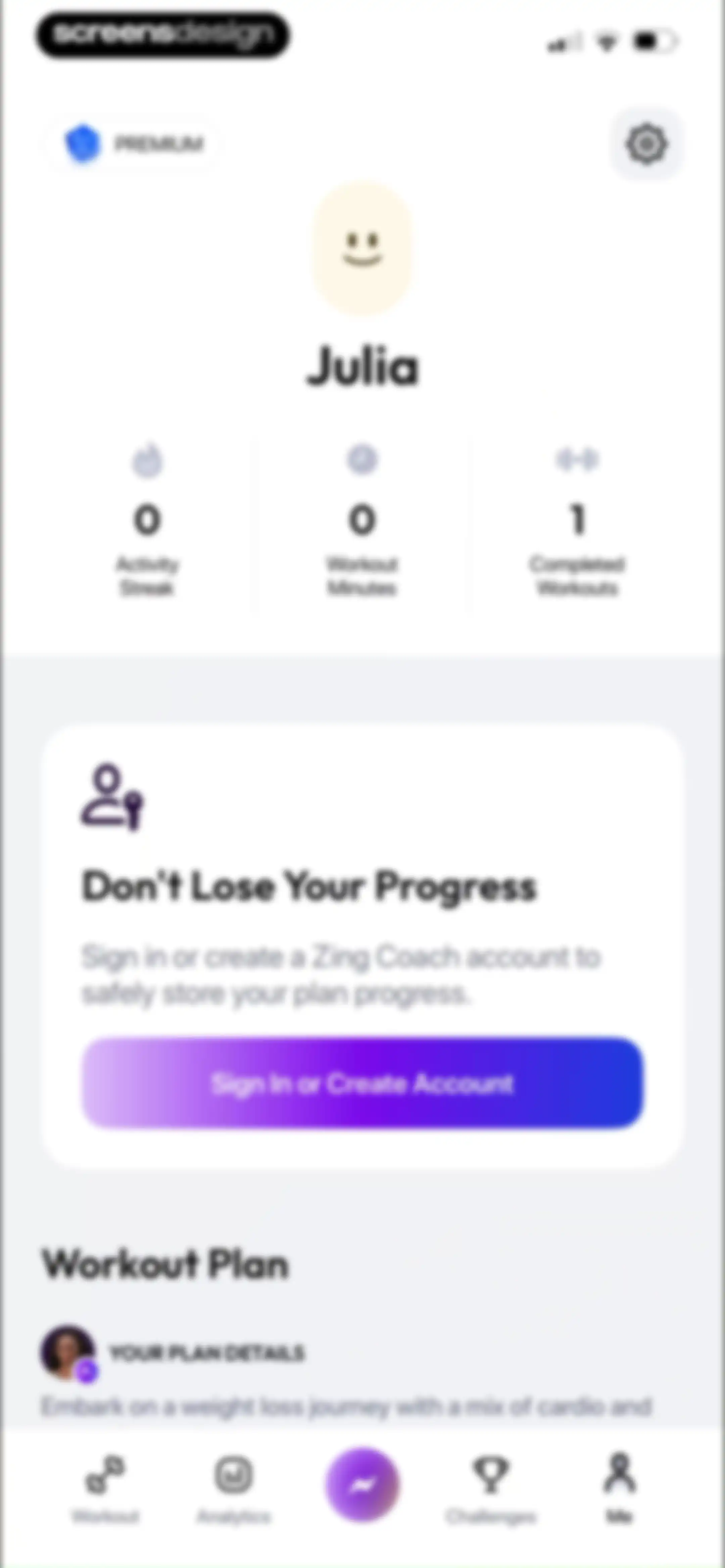 Zing AI: Home & Gym Workouts screen 216